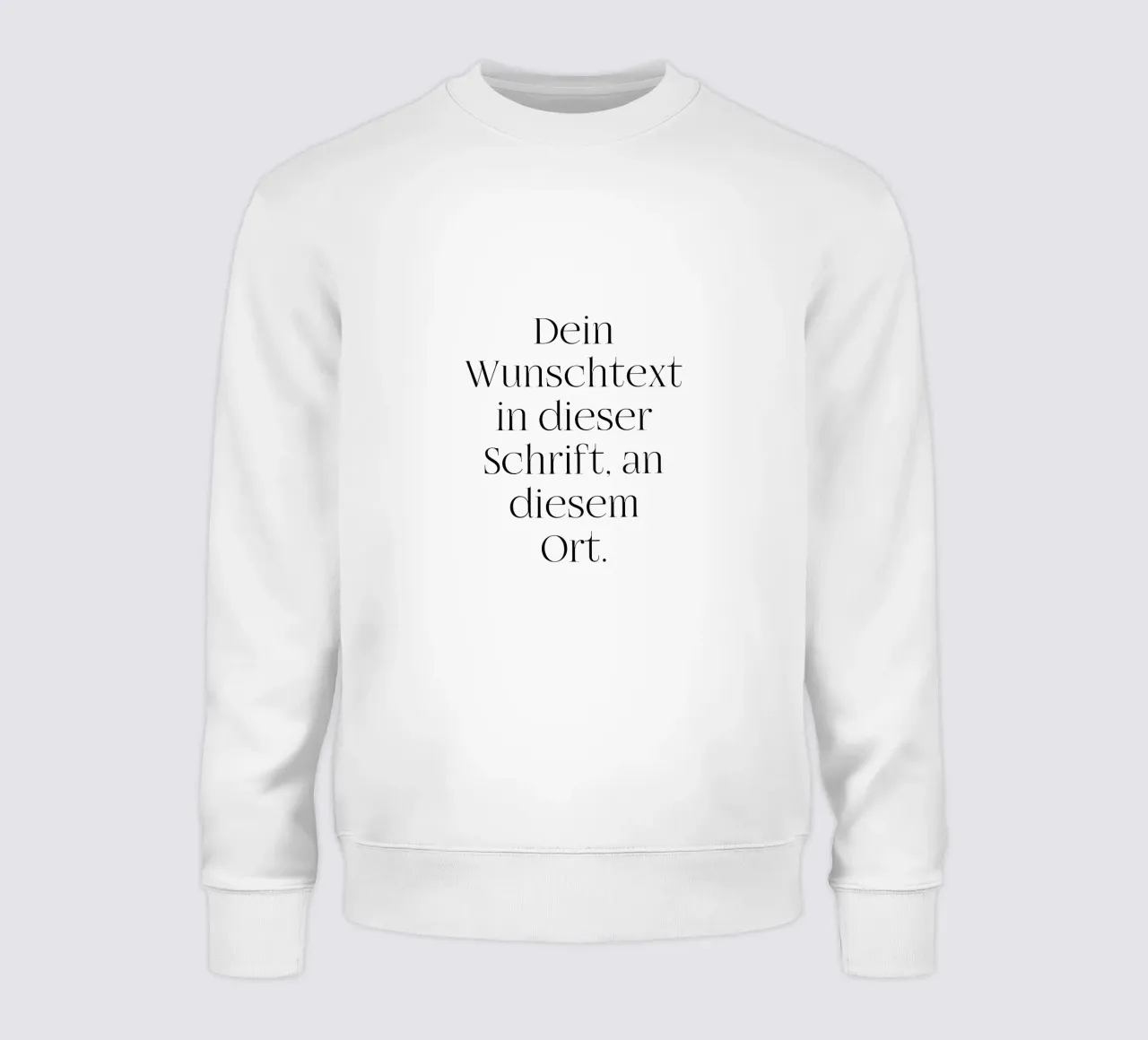 Wunschtext in schwarz weiß felpa da WORTSPIEL