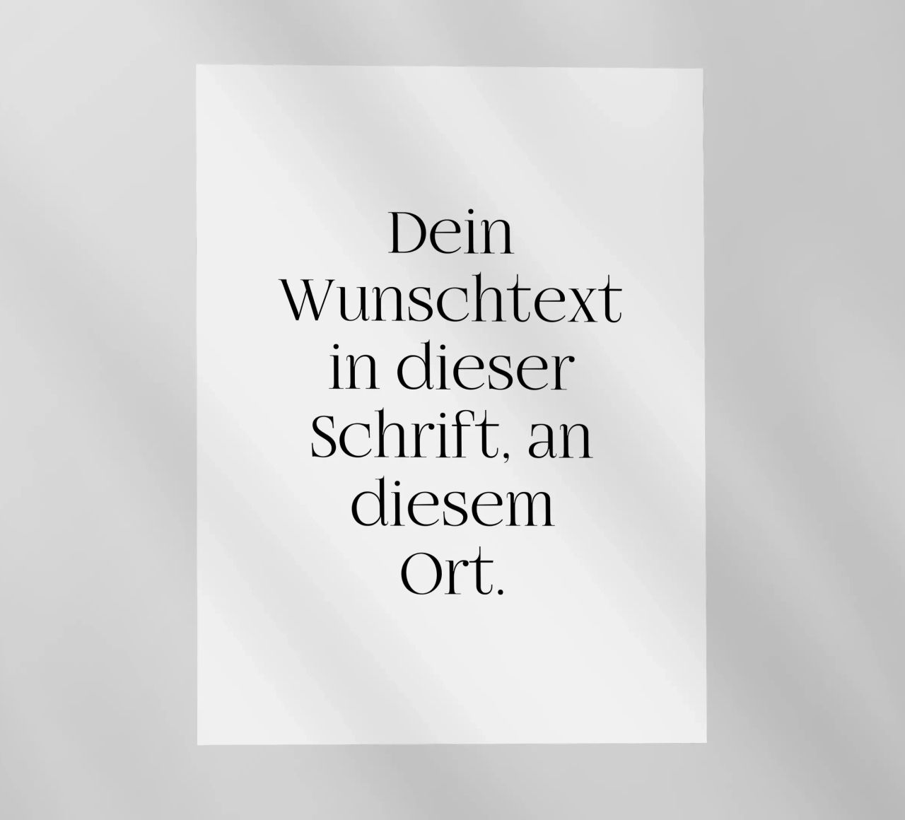 Wunschtext in schwarz weiß pellicola backlit da WORTSPIEL