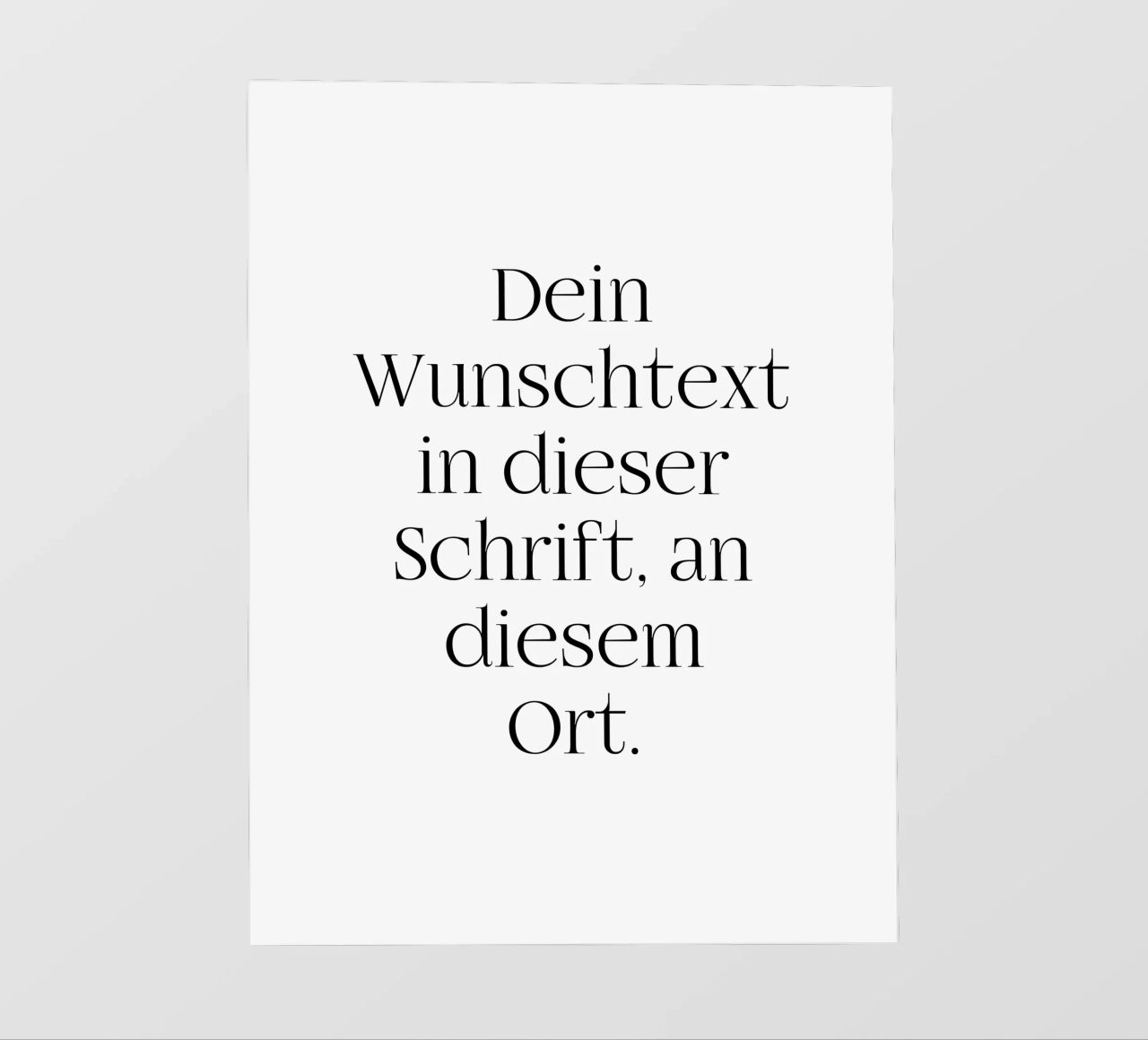 Wunschtext in schwarz weiß pellicola backlit da WORTSPIEL