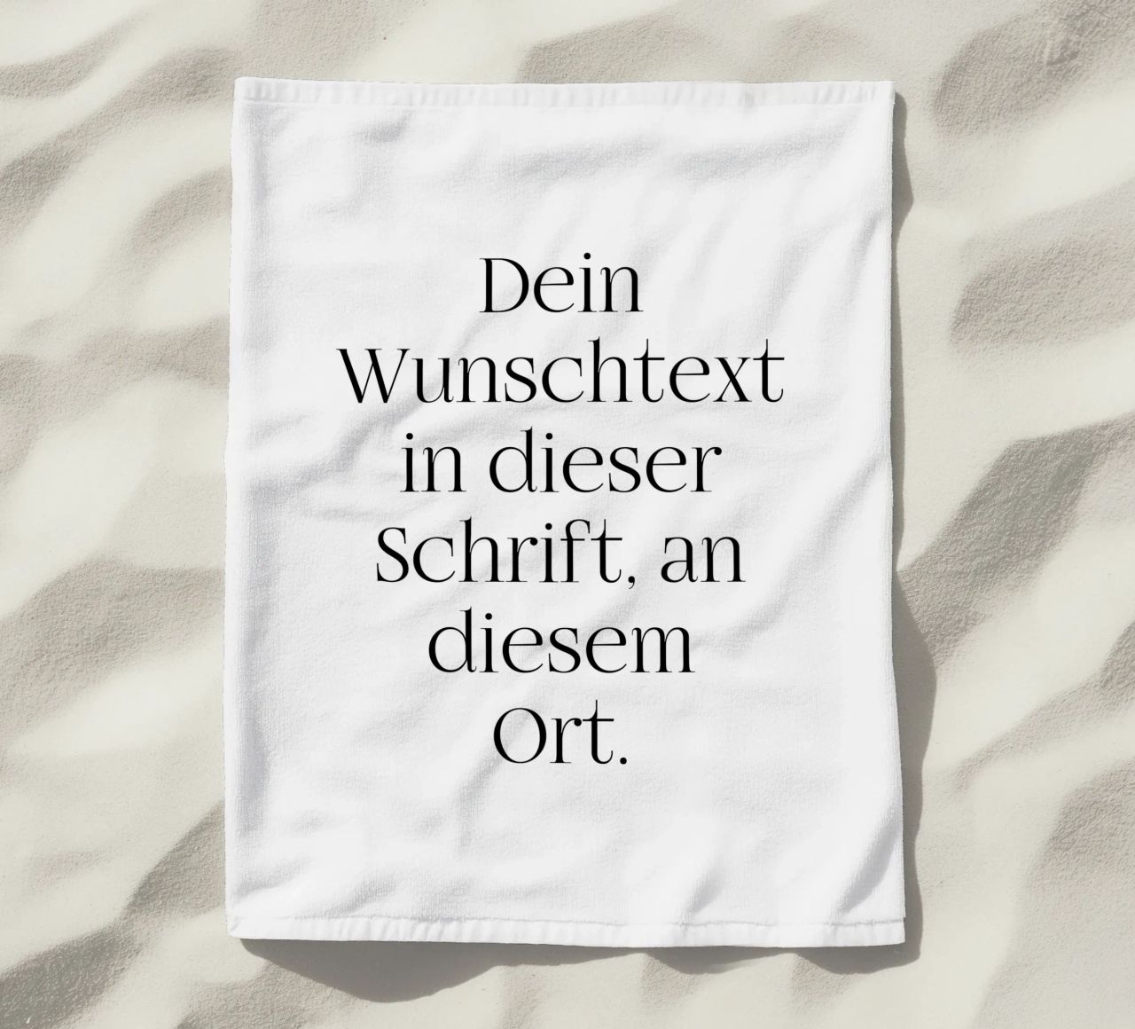 Wunschtext in schwarz weiß telo mare da WORTSPIEL