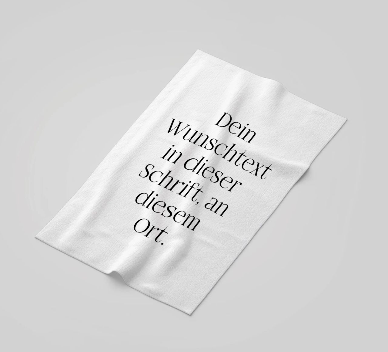 Wunschtext in schwarz weiß telo mare da WORTSPIEL