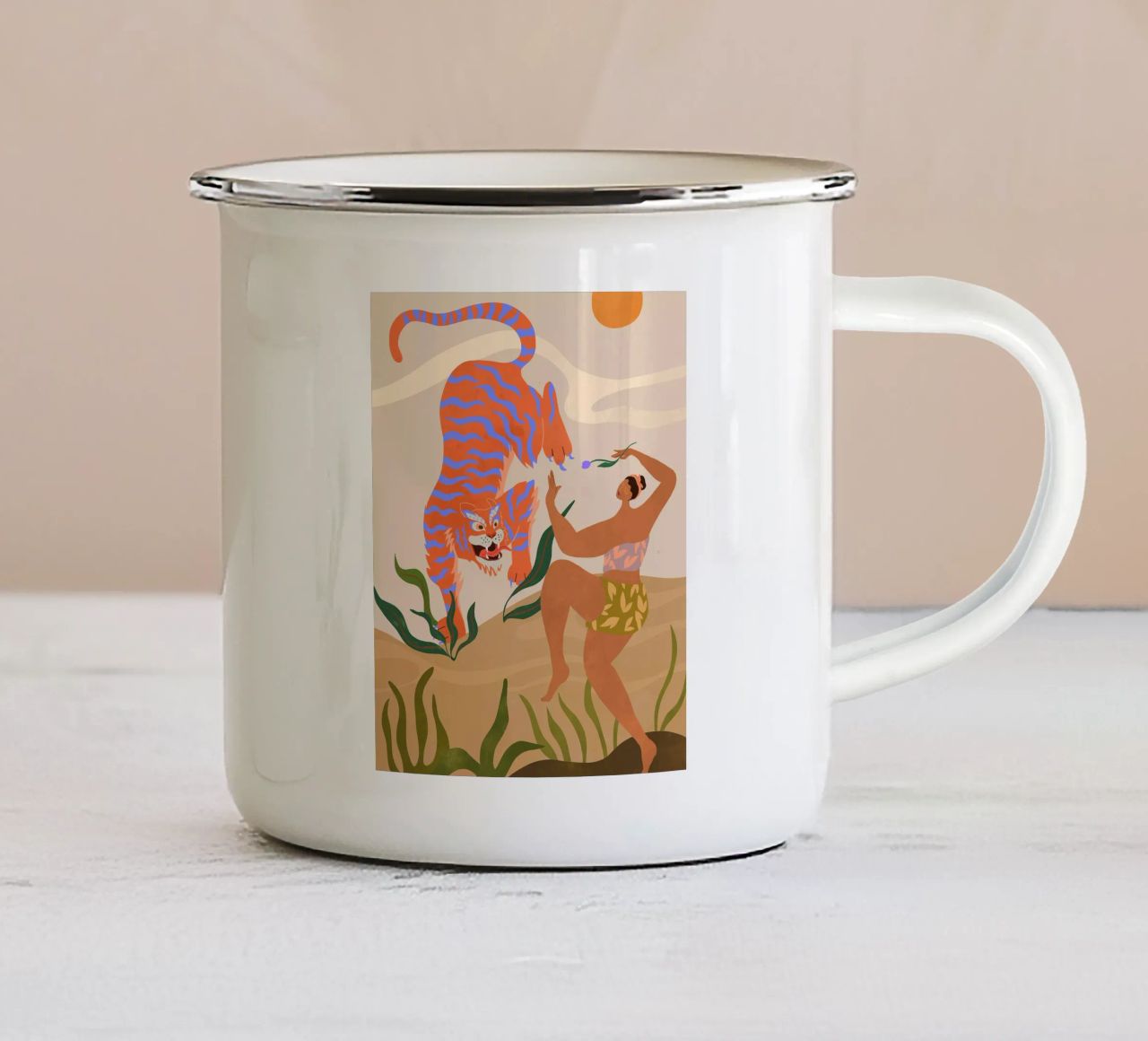 Dance with Me tazza in smalto da Arty Guava