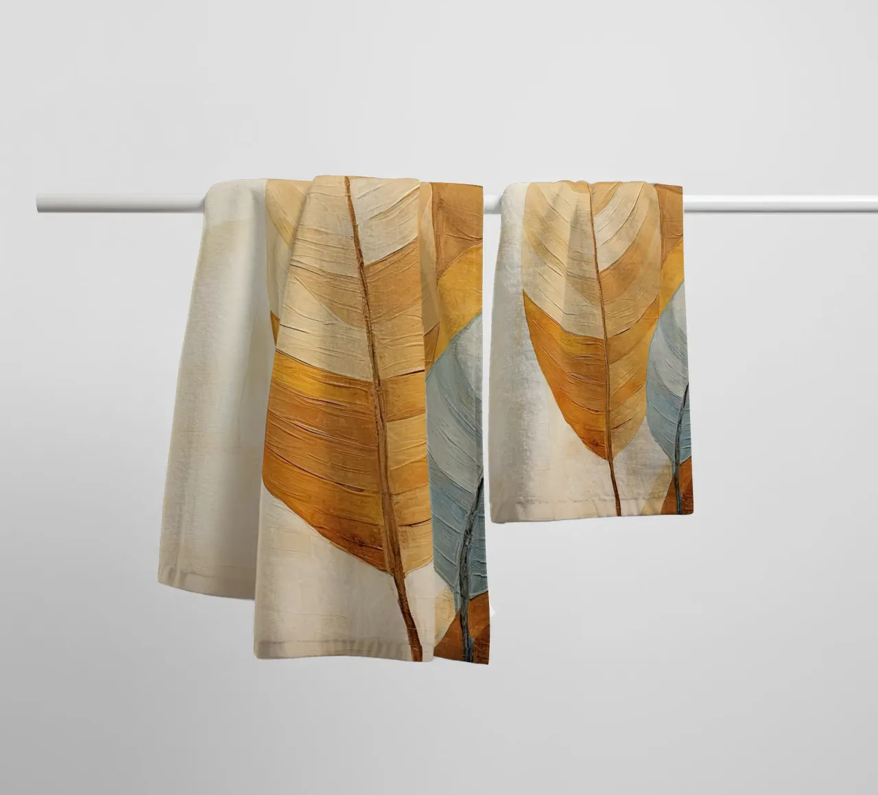 Abstract blad towel by Imagine