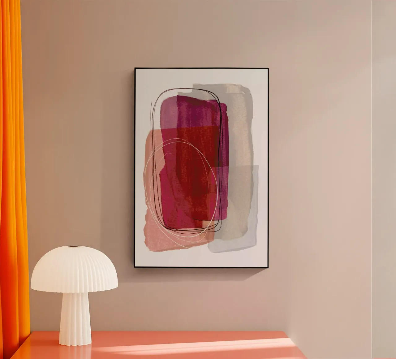 Abstract Brush Strokes 48 plexiglass da Mareike Böhmer
