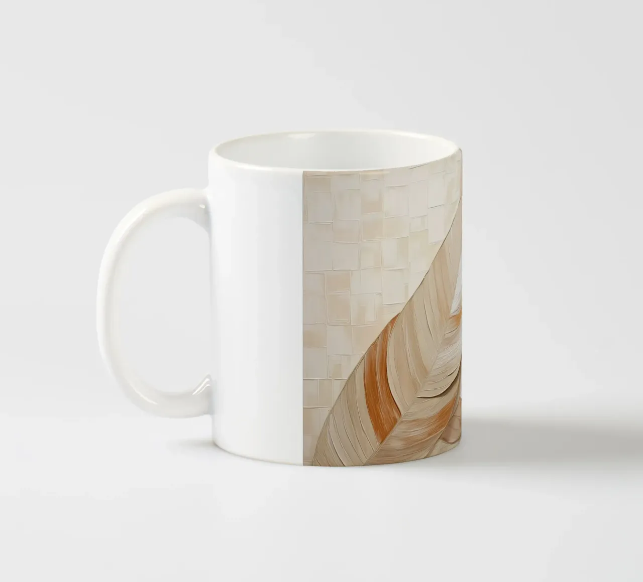 Piume astratte tazza in ceramica da Imagine