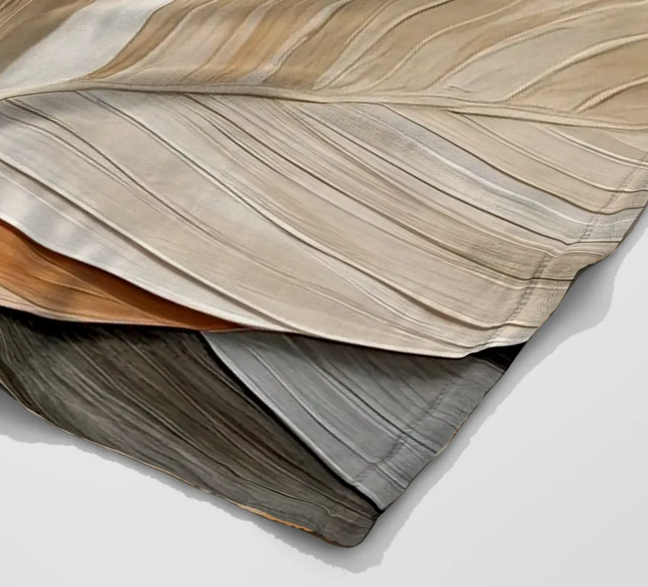 Piume astratte coperta in pile da Imagine