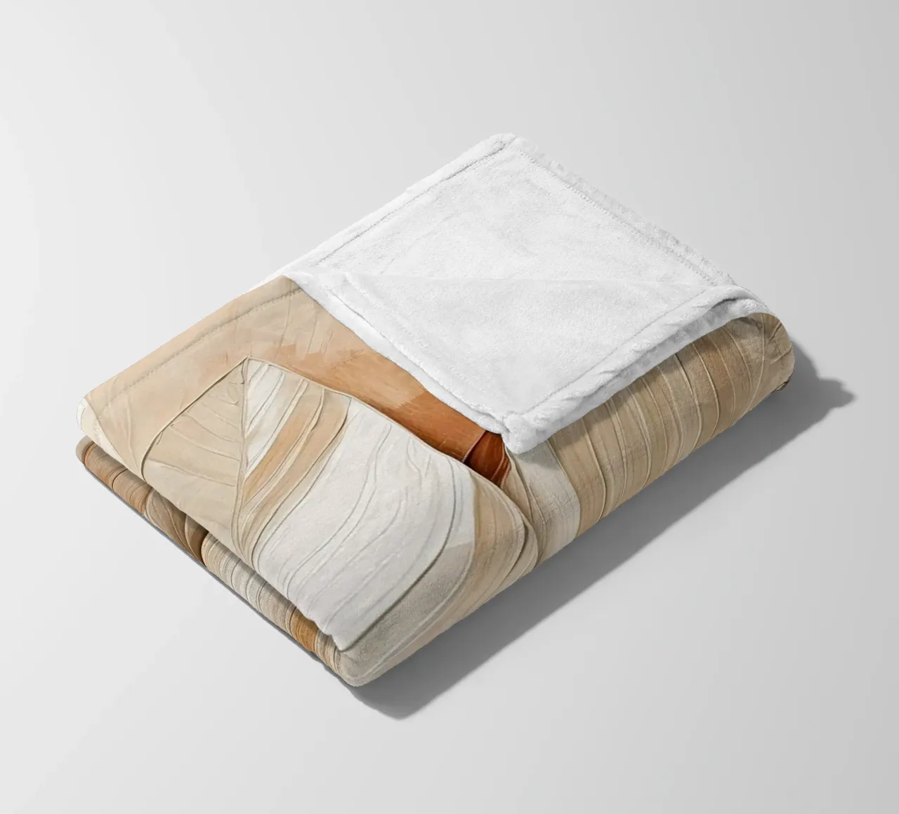 Piume astratte coperta in pile da Imagine
