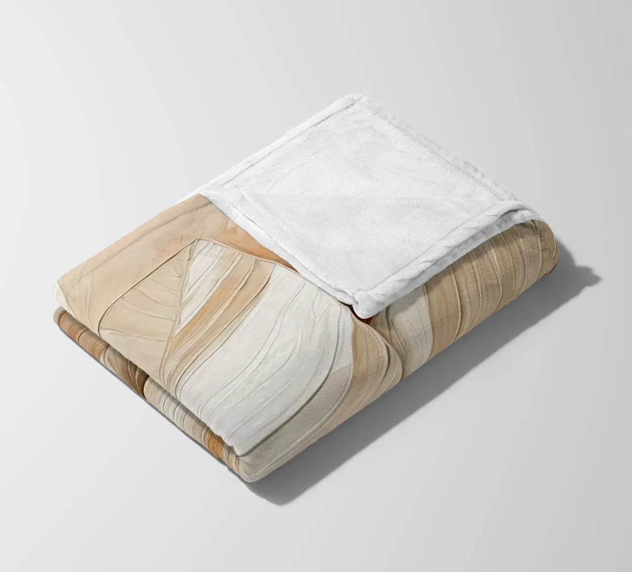Piume astratte coperta in pile da Imagine