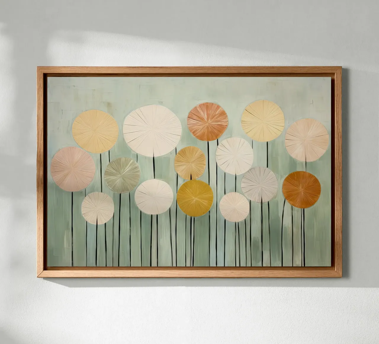Muurkunst van Imagine canvas met Baklijst van Imagine