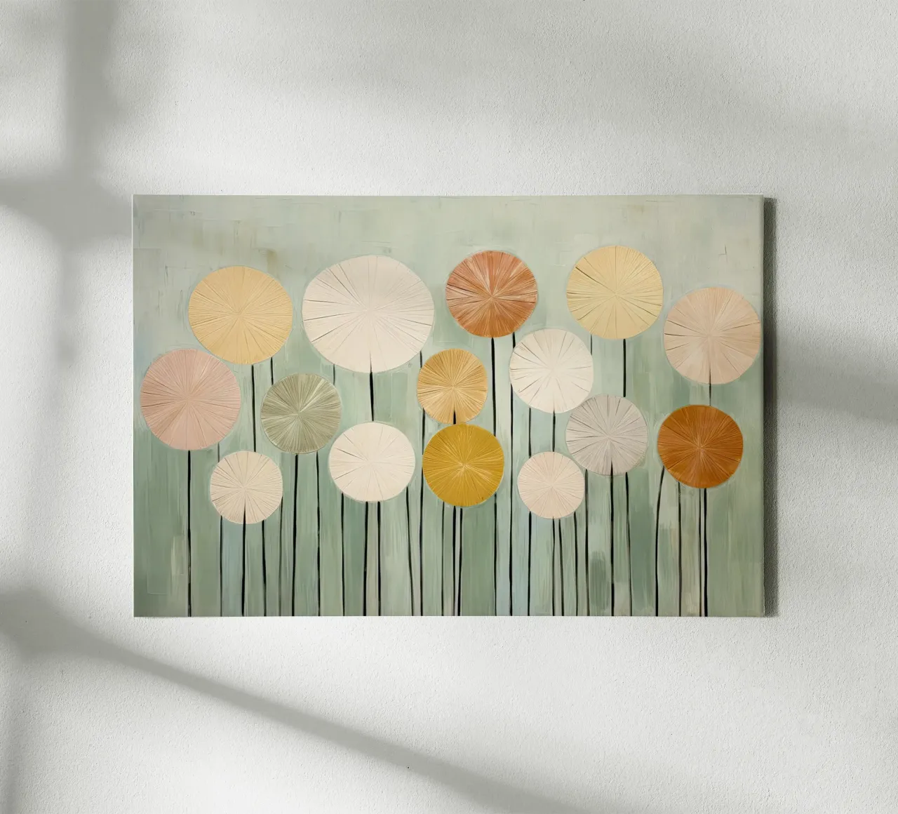 Muurkunst van Imagine canvas met Baklijst van Imagine