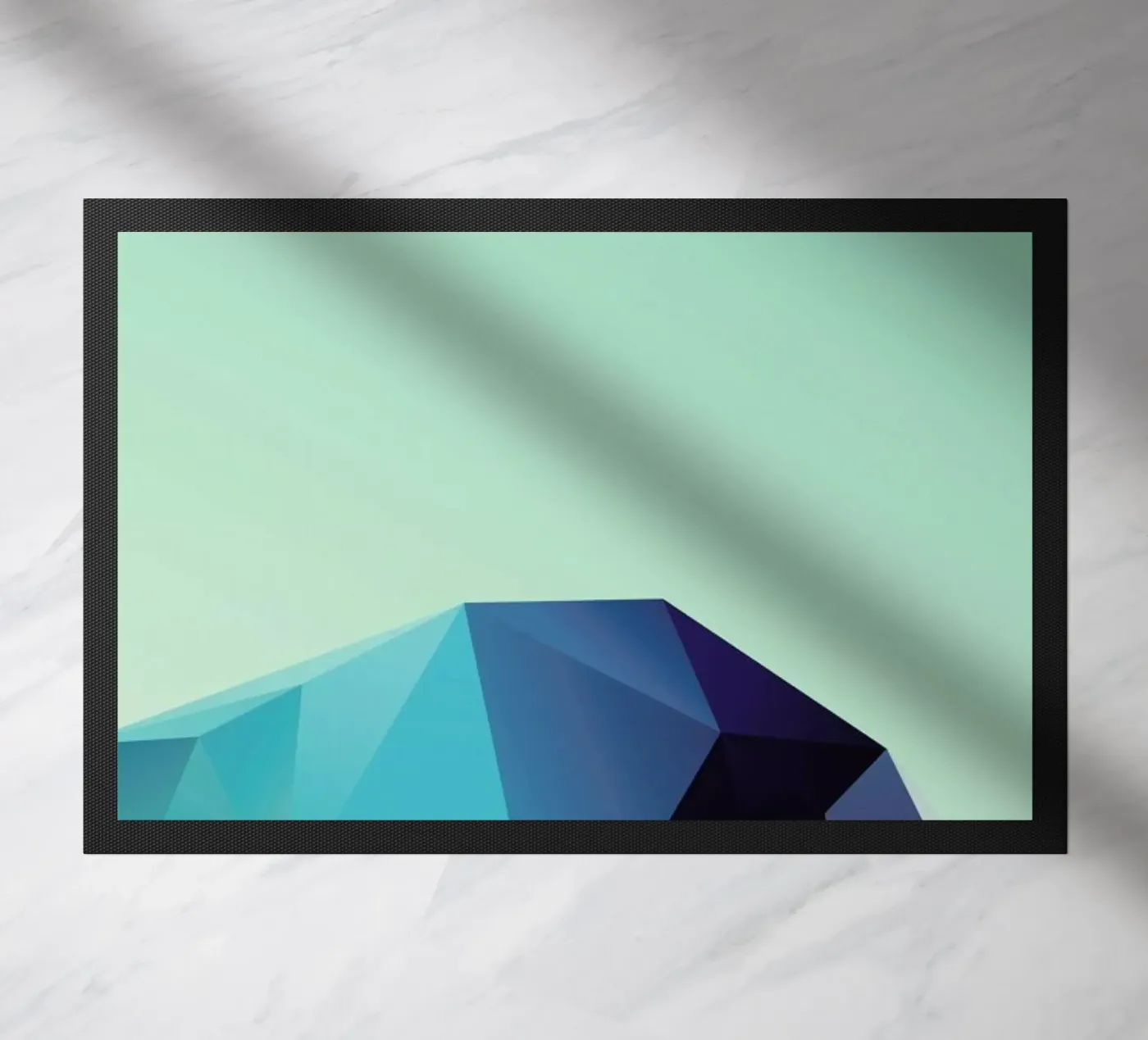 Geometric 2 doormat by Three Of The Possessed