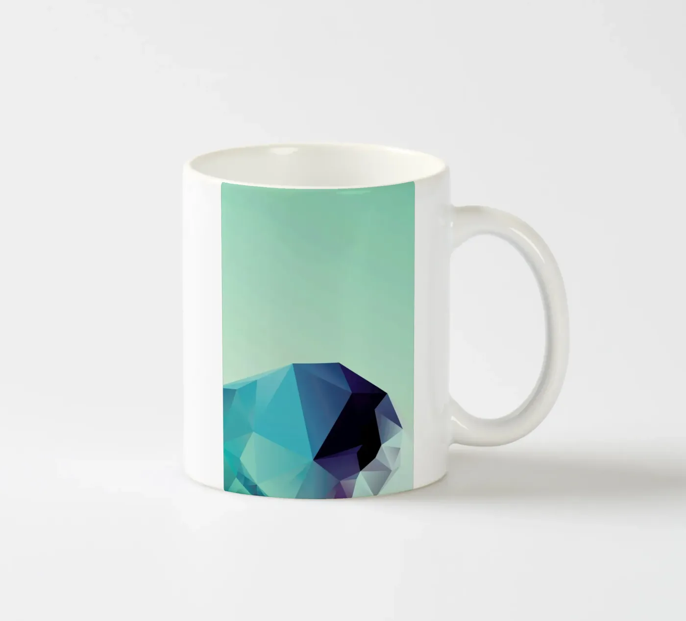 Geometric 2 ceramic mug by Three Of The Possessed