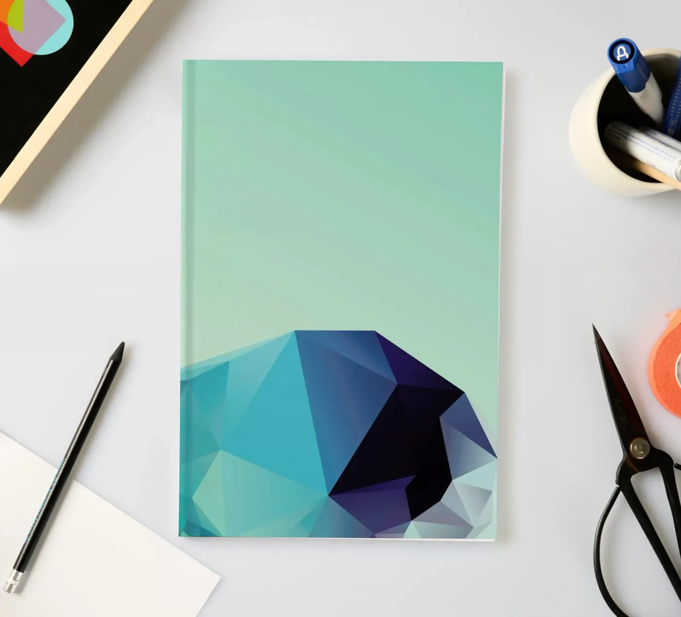 Geometric 2 notebook by Three Of The Possessed