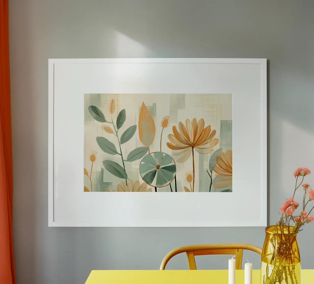 Arte da parete di Imagine poster con telaio in alluminio da Imagine