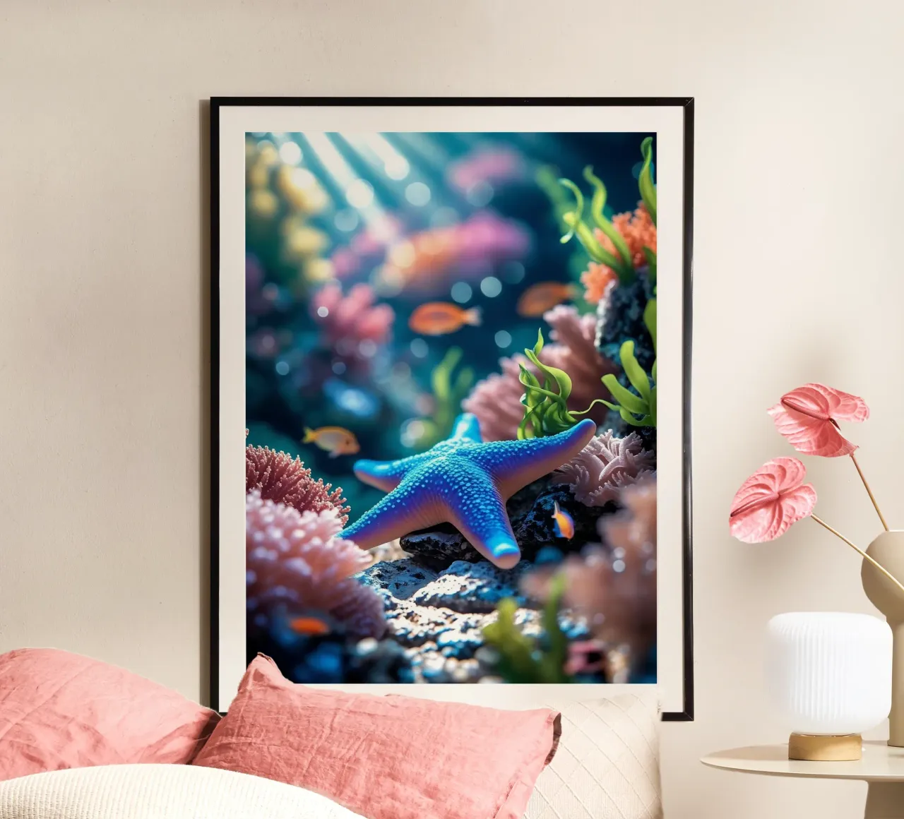 🪸⭐ Starfish Blue | Star of the Reef hahnemühle by Trinkets NL Design Studio