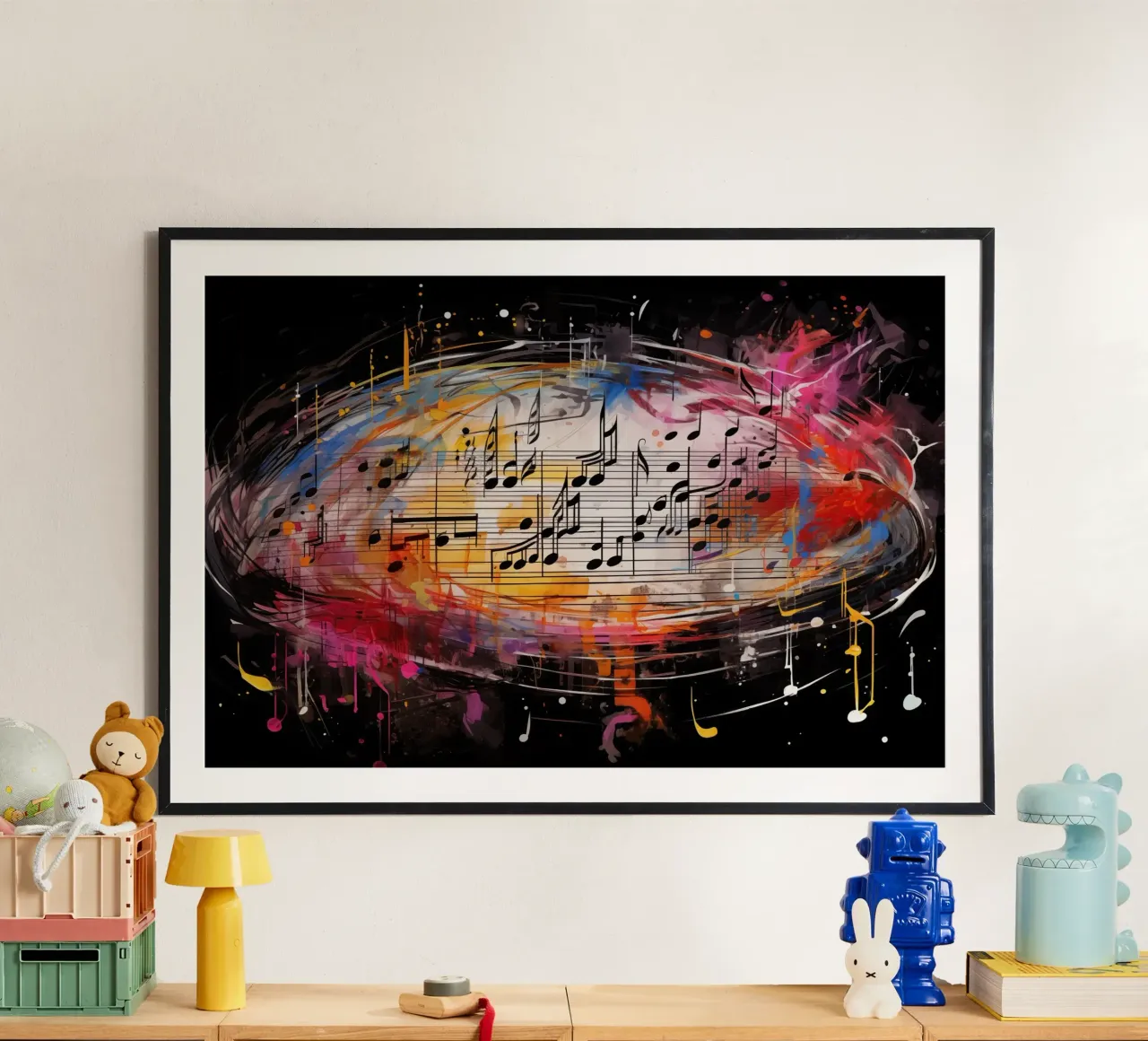 Music poster with plastic frame by Imagine
