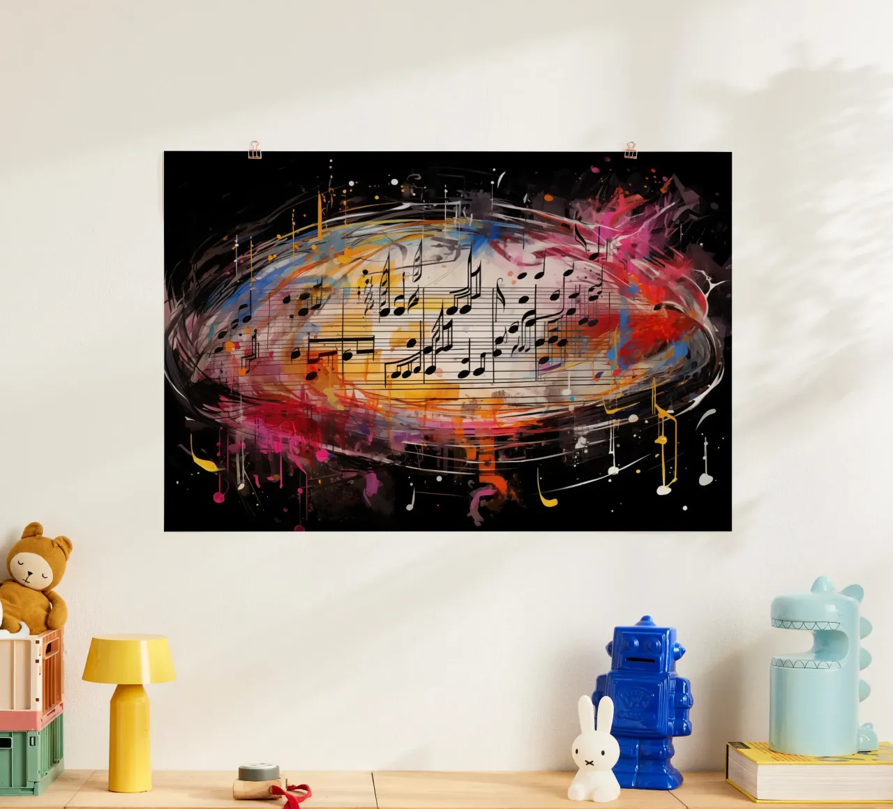 Music poster with plastic frame by Imagine