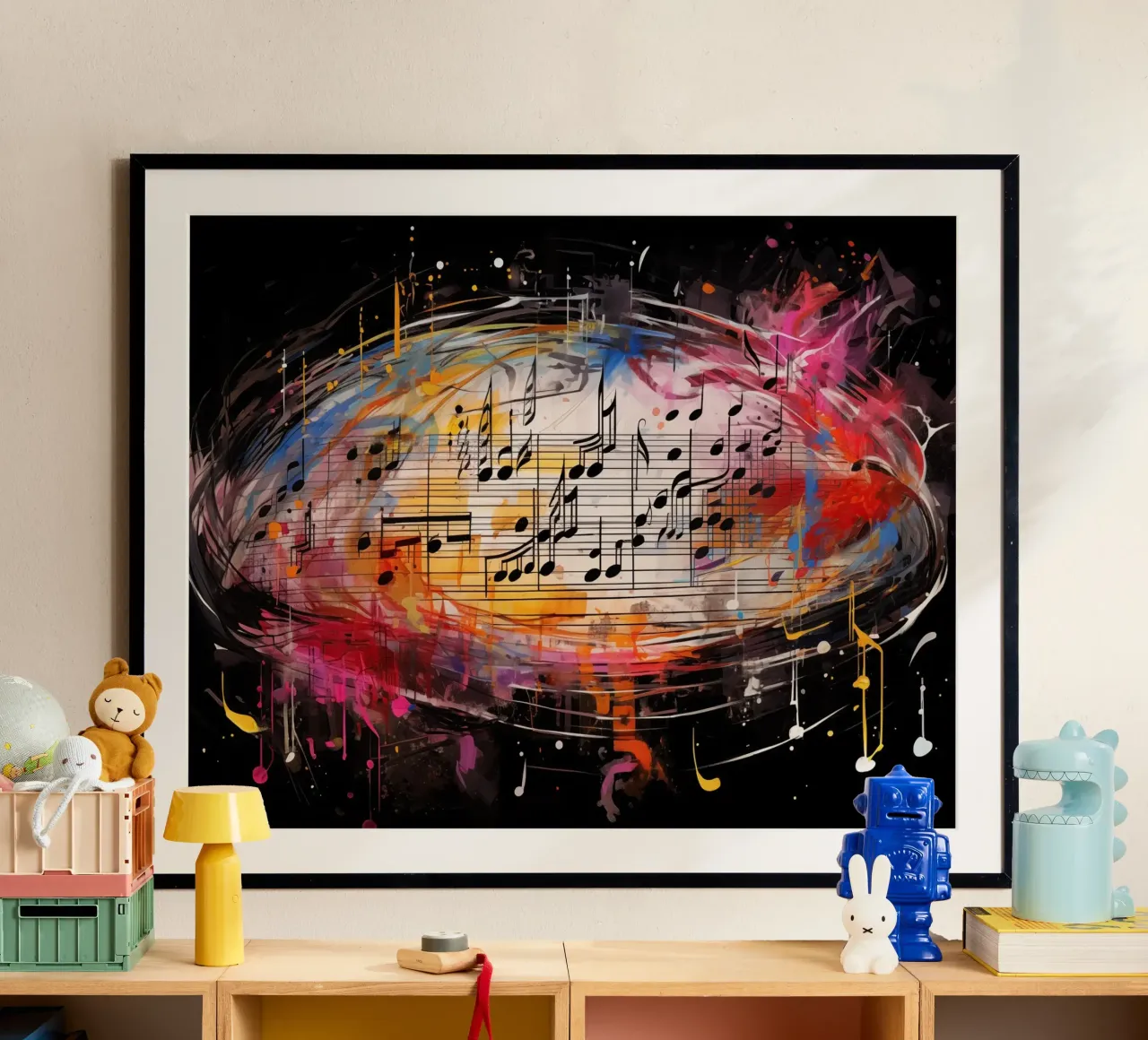 Music poster with plastic frame by Imagine