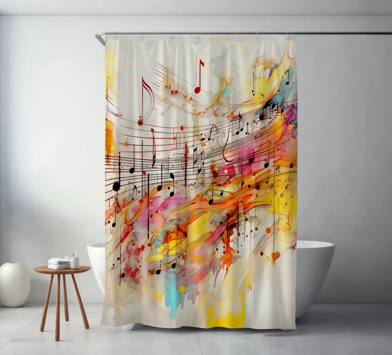 Music shower curtain by Imagine