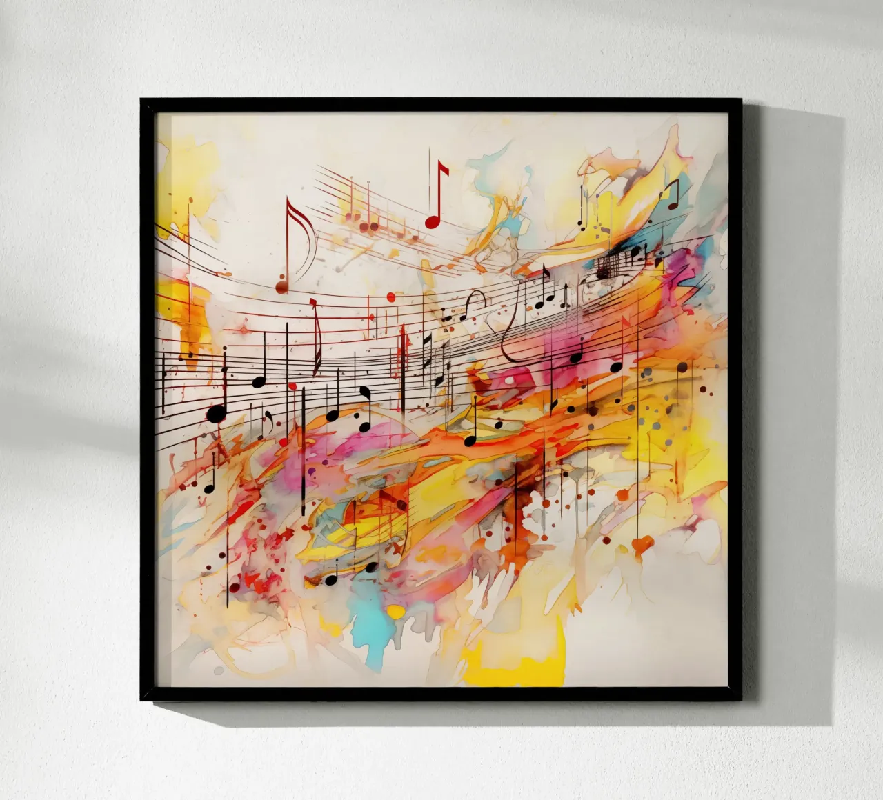 Music poster with wooden frame by Imagine