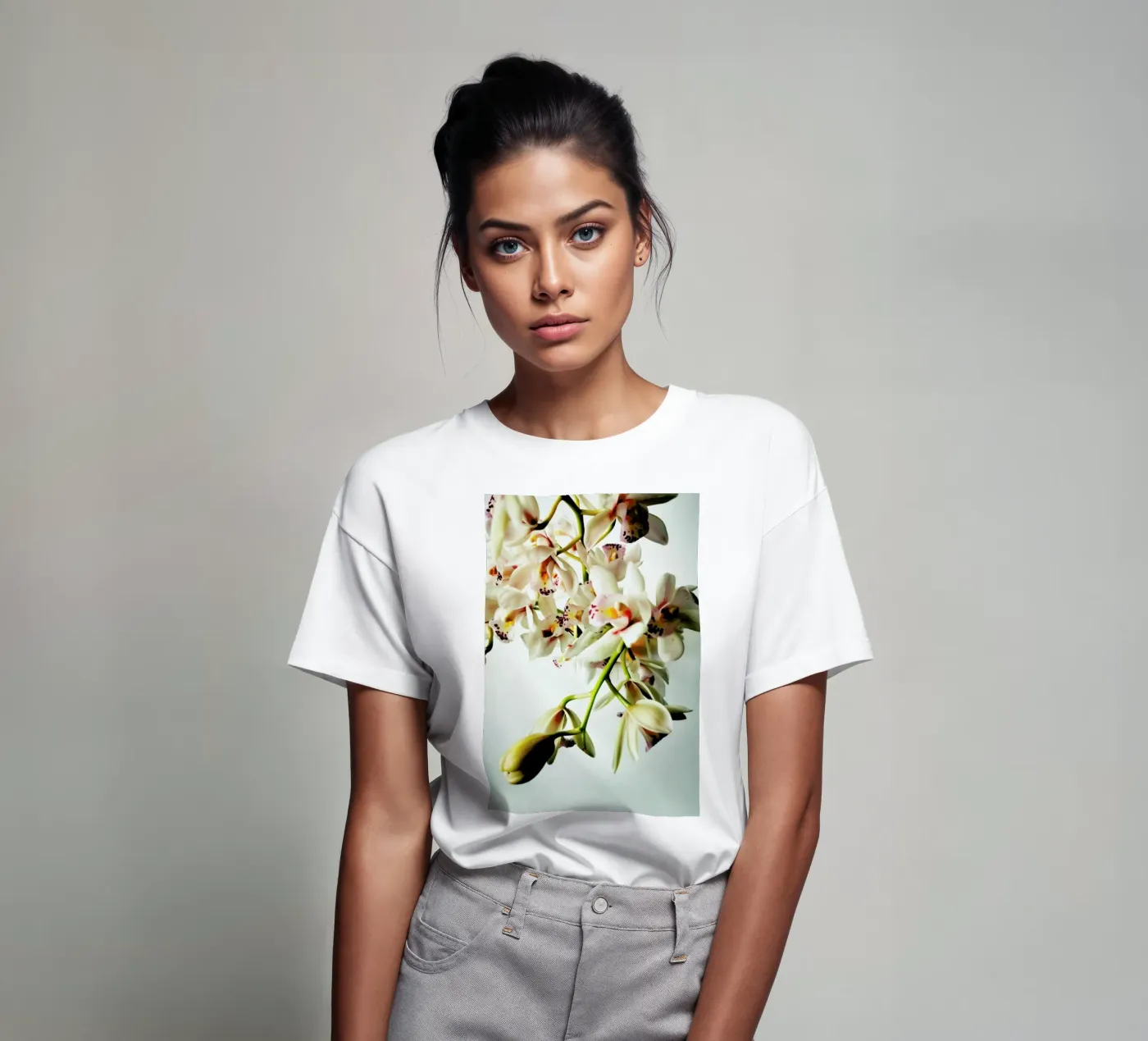 Tiny Orchids t-shirt da Angelo Cerantola
