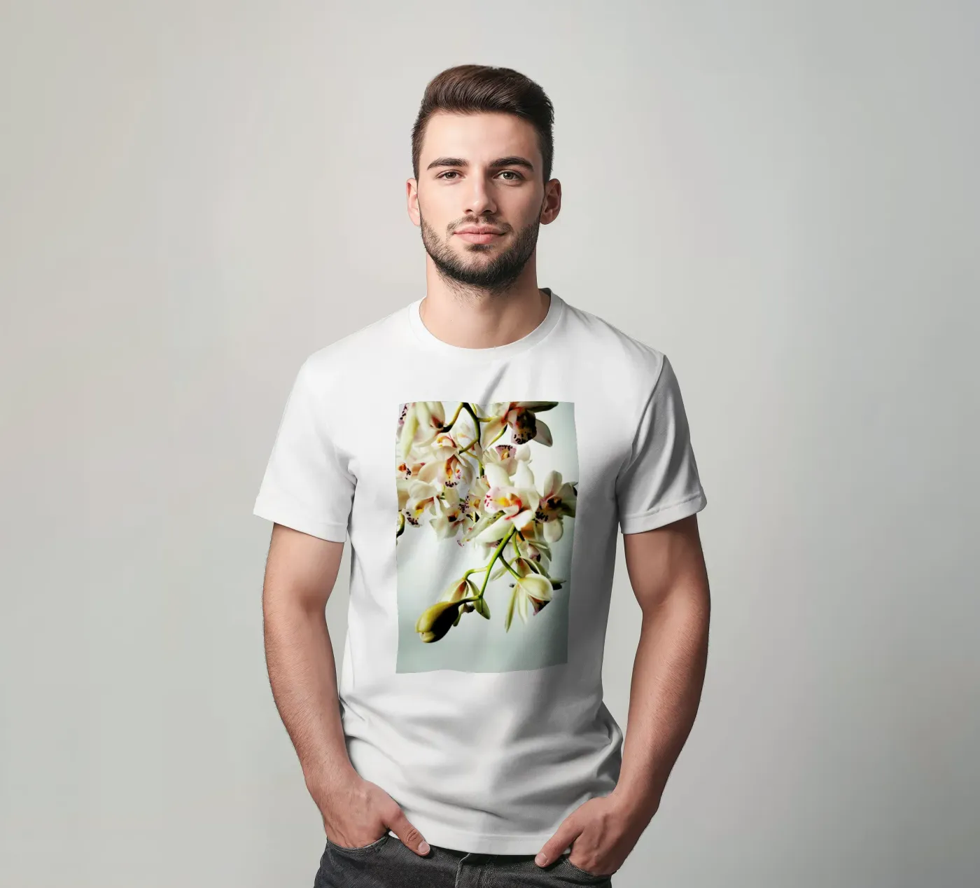Tiny Orchids t-shirt da Angelo Cerantola