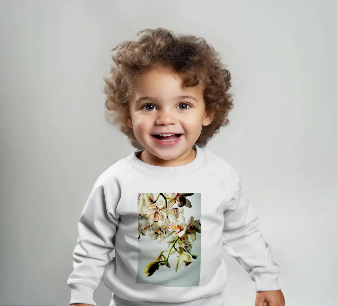 Tiny Orchids sudadera de bebé de Angelo Cerantola
