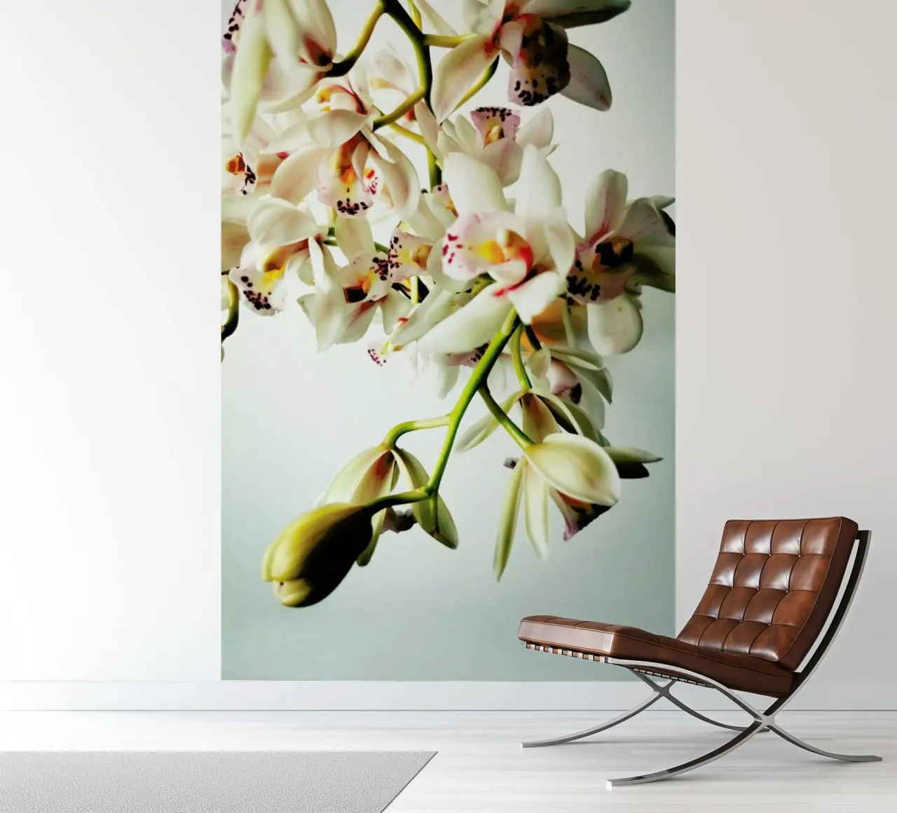 Tiny Orchids fotobehang van Angelo Cerantola