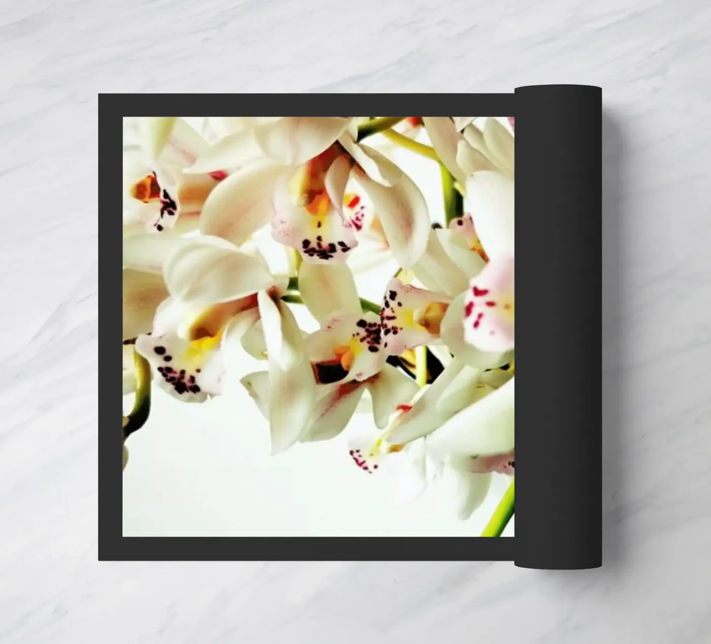 Tiny Orchids doormat by Angelo Cerantola