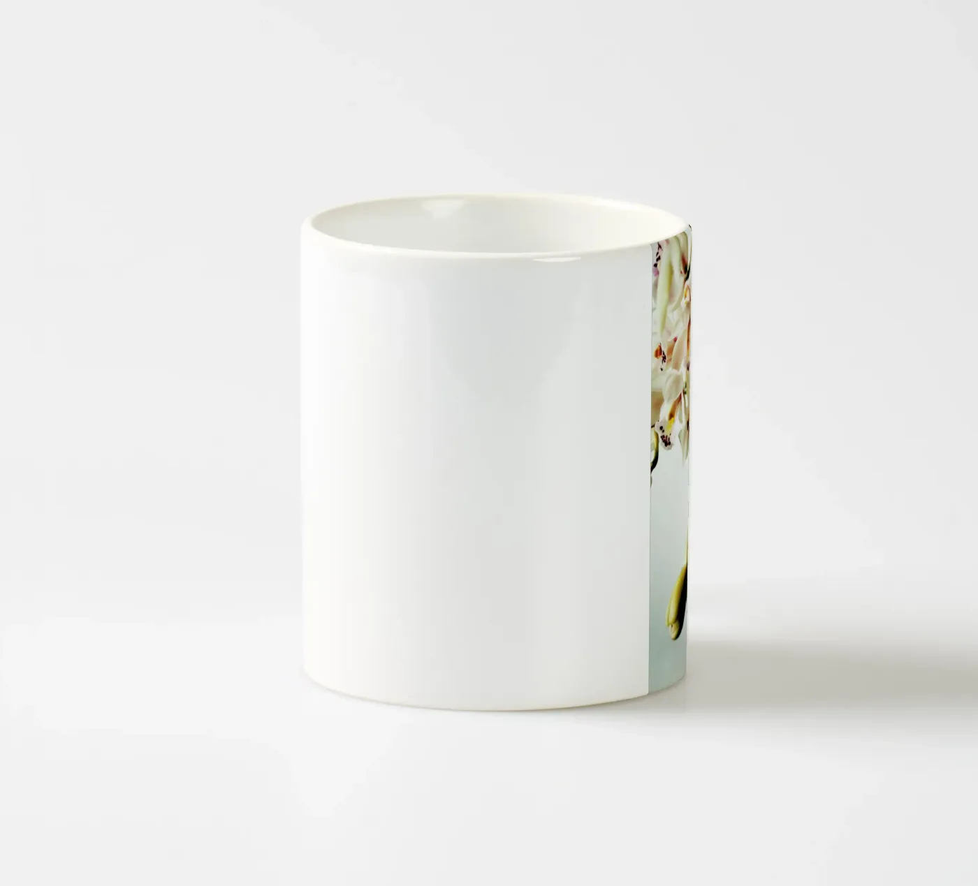 Tiny Orchids ceramic mug by Angelo Cerantola