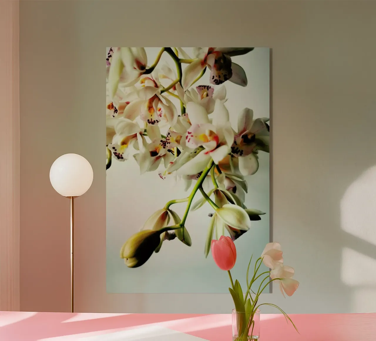 Tiny Orchids acryl van Angelo Cerantola