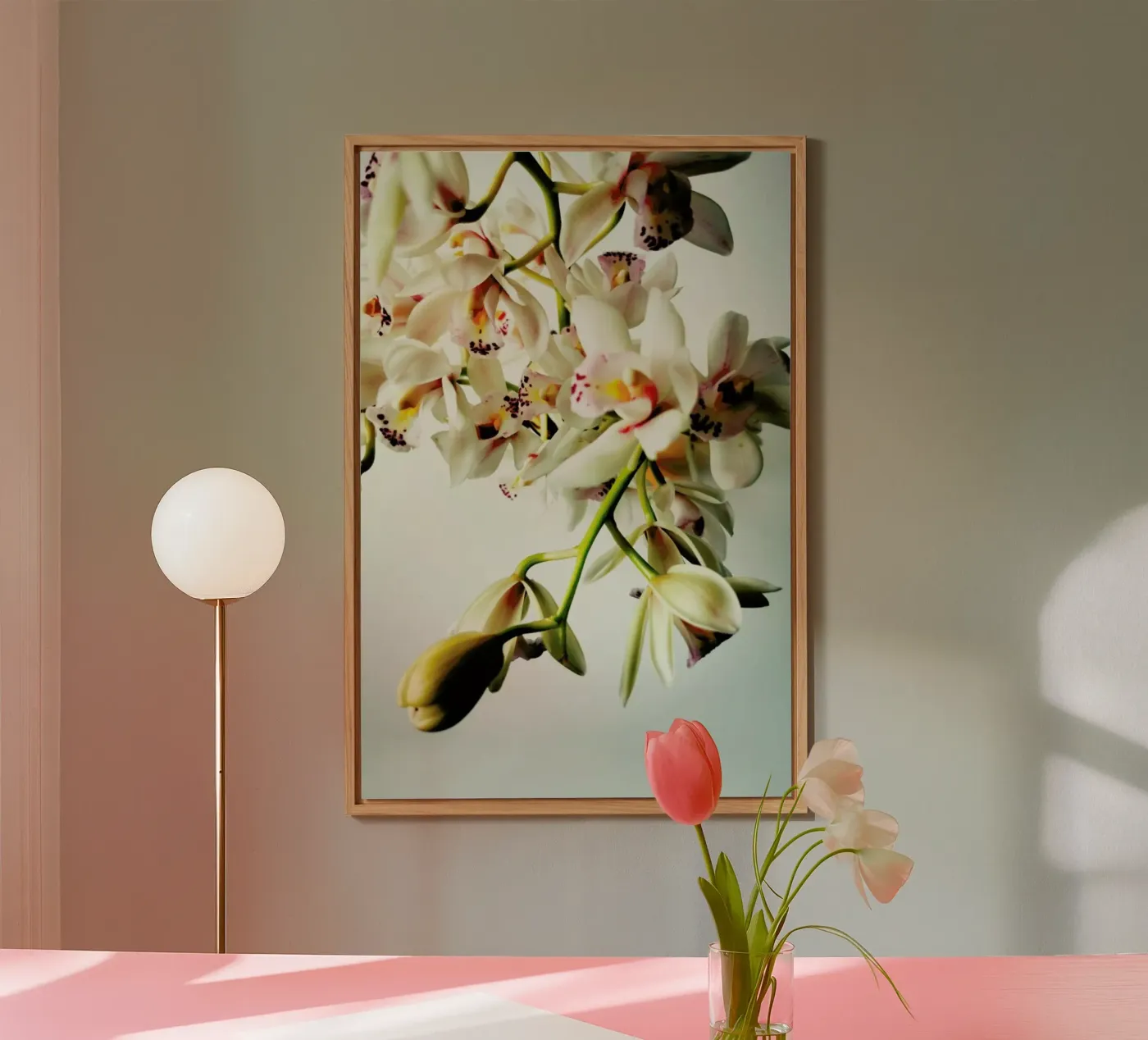 Tiny Orchids alu-dibond by Angelo Cerantola