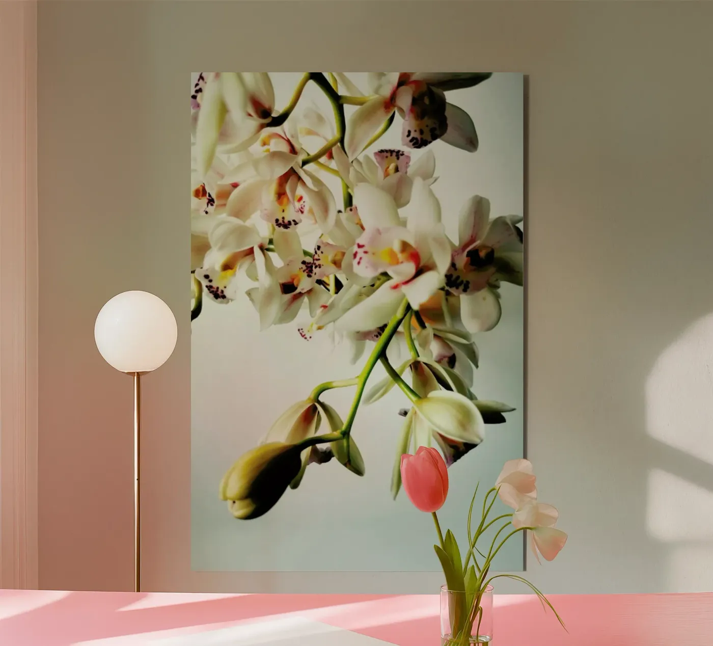 Tiny Orchids alu-dibond by Angelo Cerantola