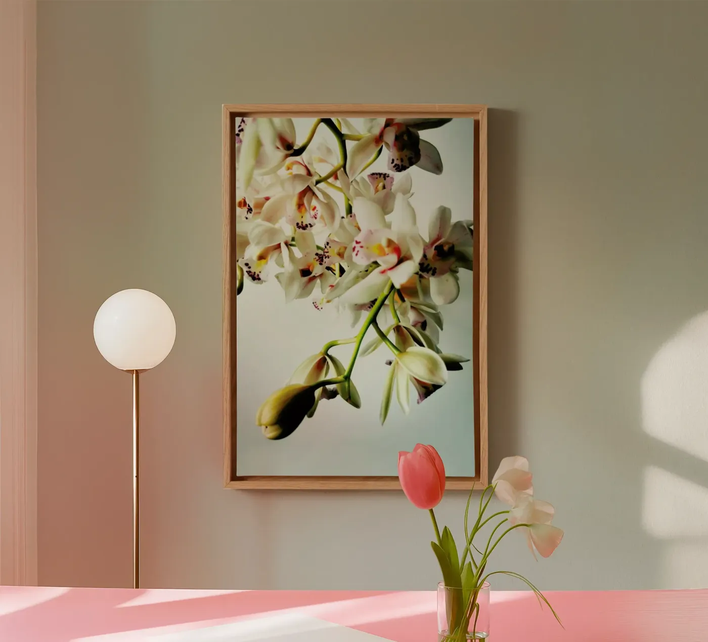 Tiny Orchids canvas by Angelo Cerantola