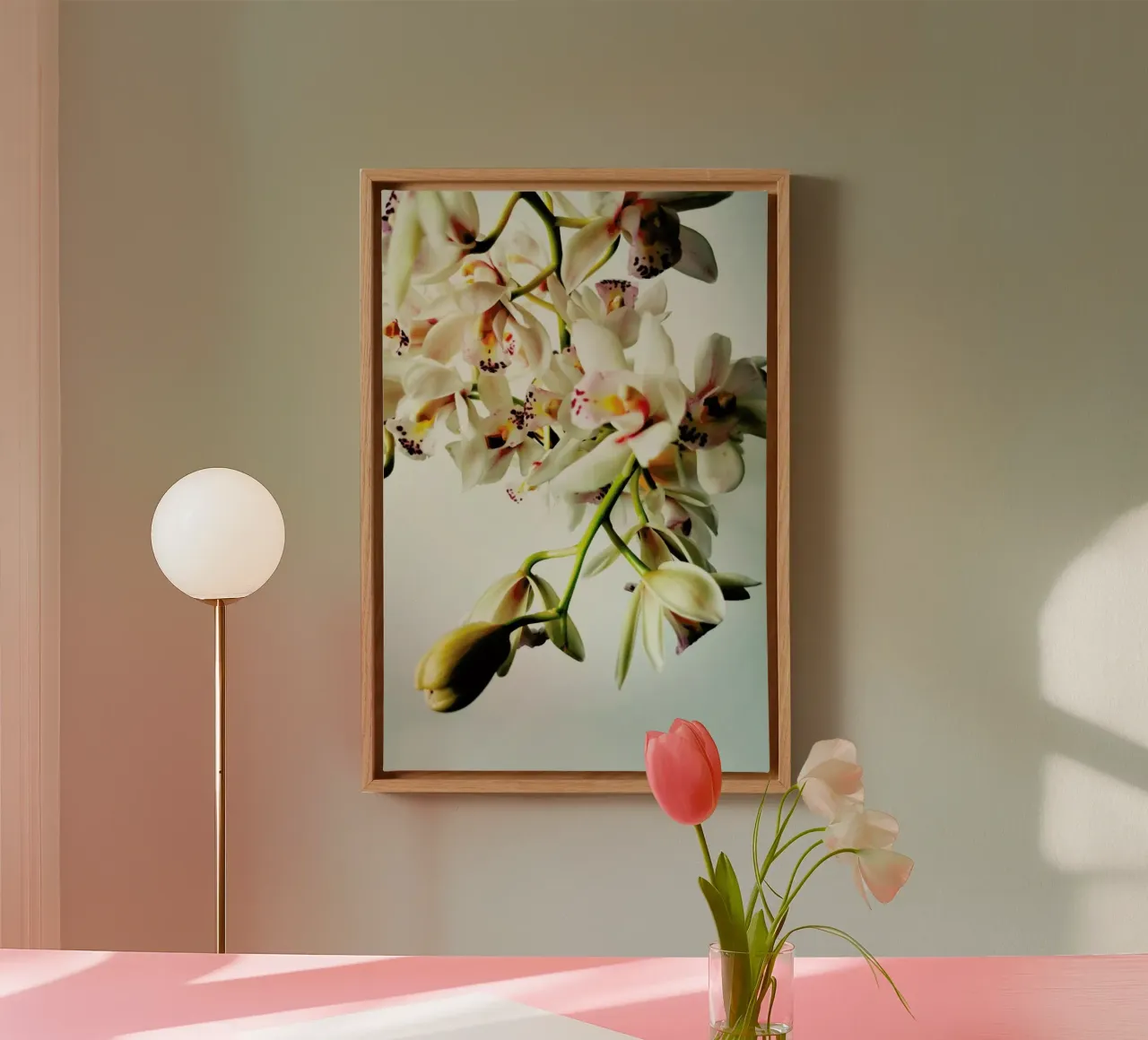 Tiny Orchids canvas van Angelo Cerantola