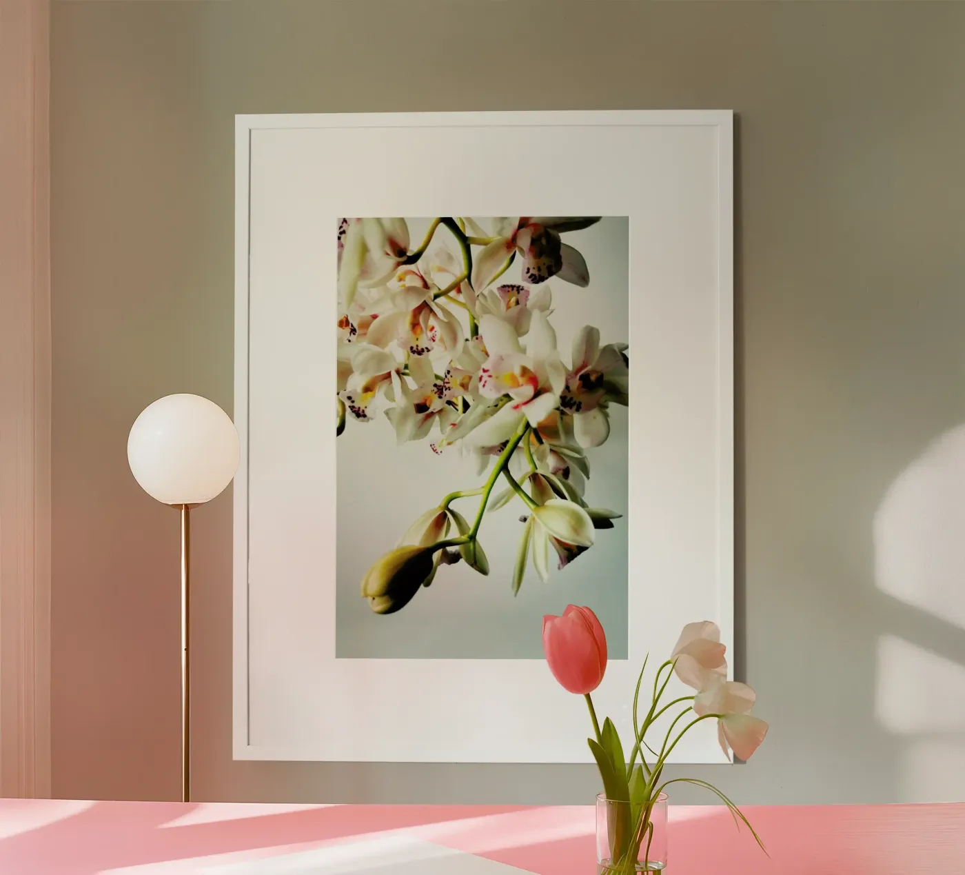 Tiny Orchids poster by Angelo Cerantola