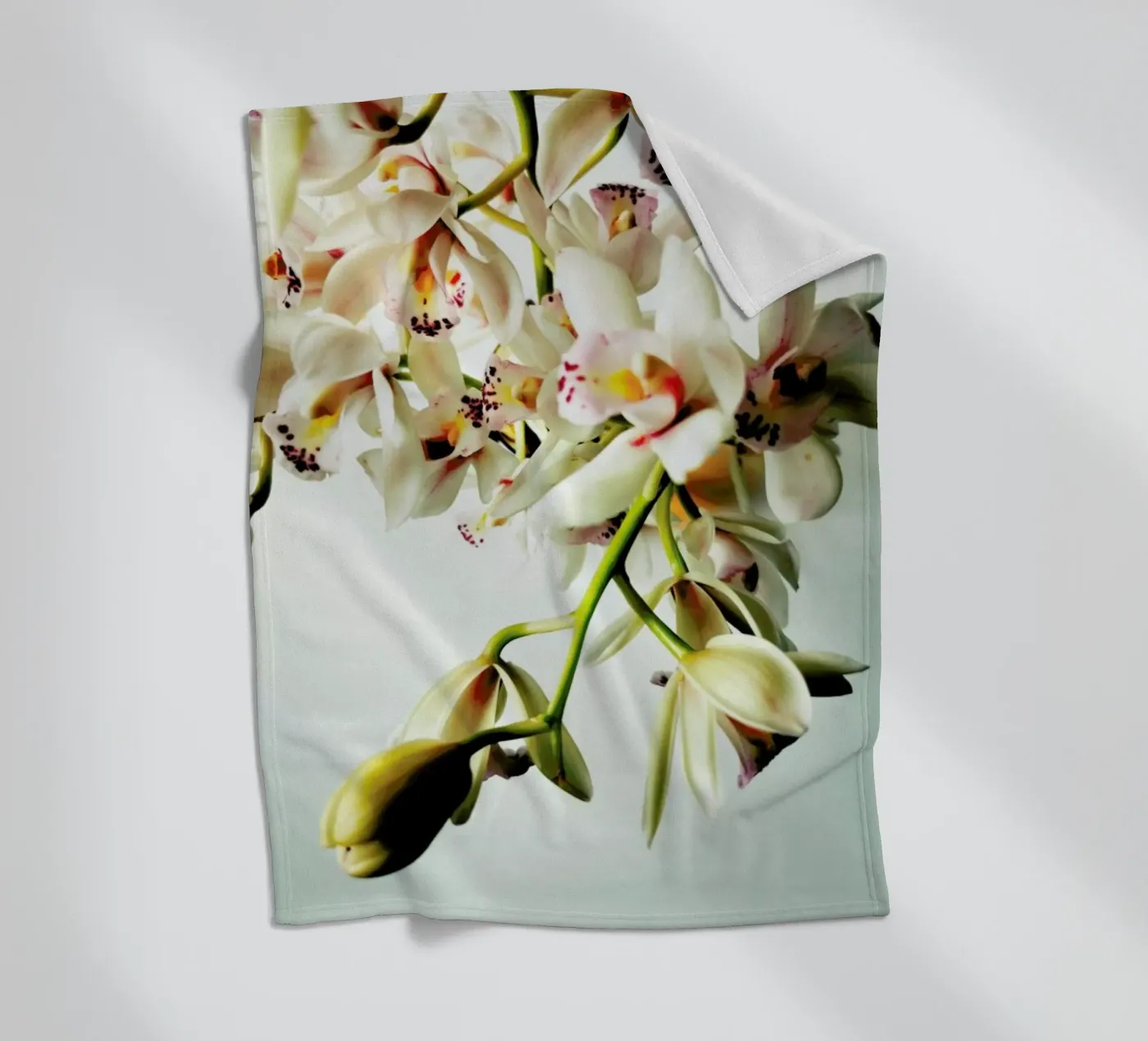 Tiny Orchids fleecedeken van Angelo Cerantola