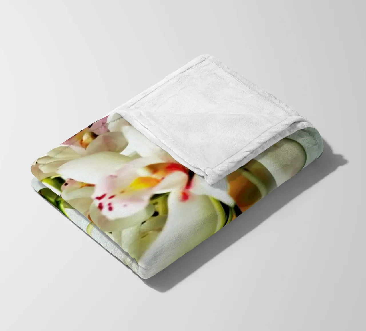 Tiny Orchids Fleecedecke von Angelo Cerantola