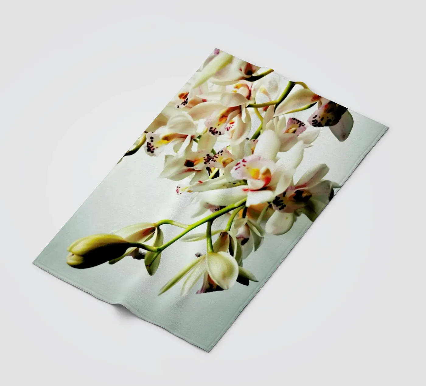 Tiny Orchids fleecedeken van Angelo Cerantola