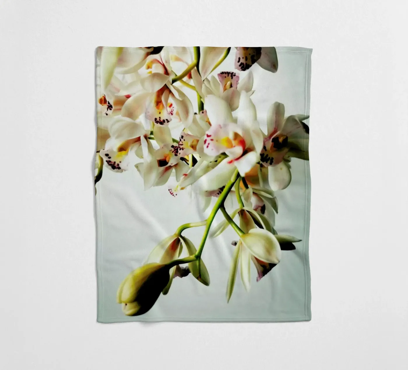 Tiny Orchids fleecedeken van Angelo Cerantola