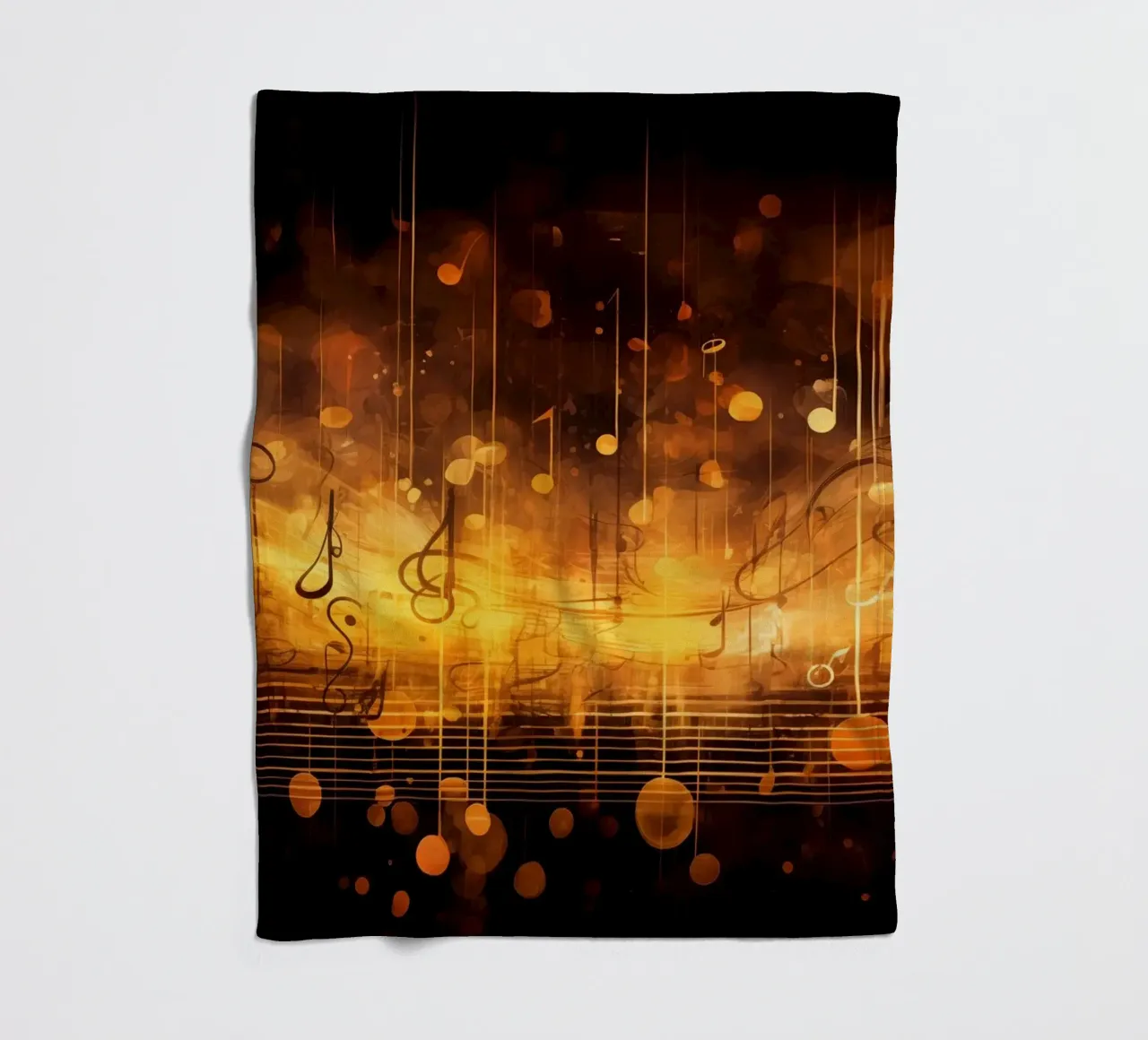 Cuaderno de música manta de franela de Imagine