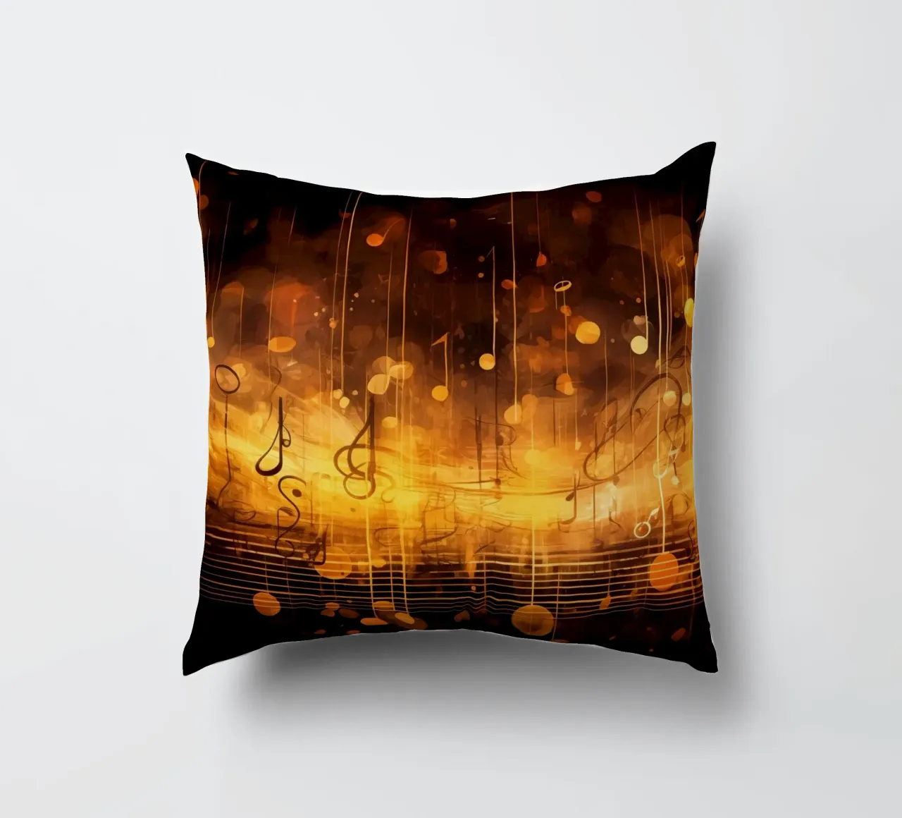 Music notebook decorative cushion by Imagine