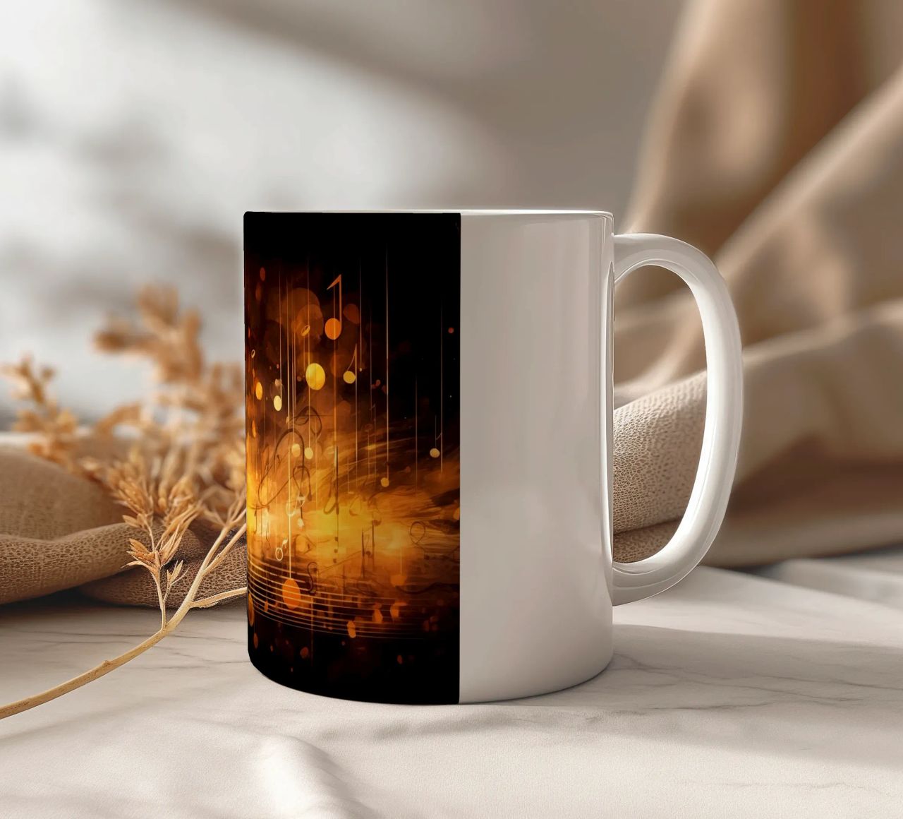 Taccuino di musica tazza in ceramica da Imagine