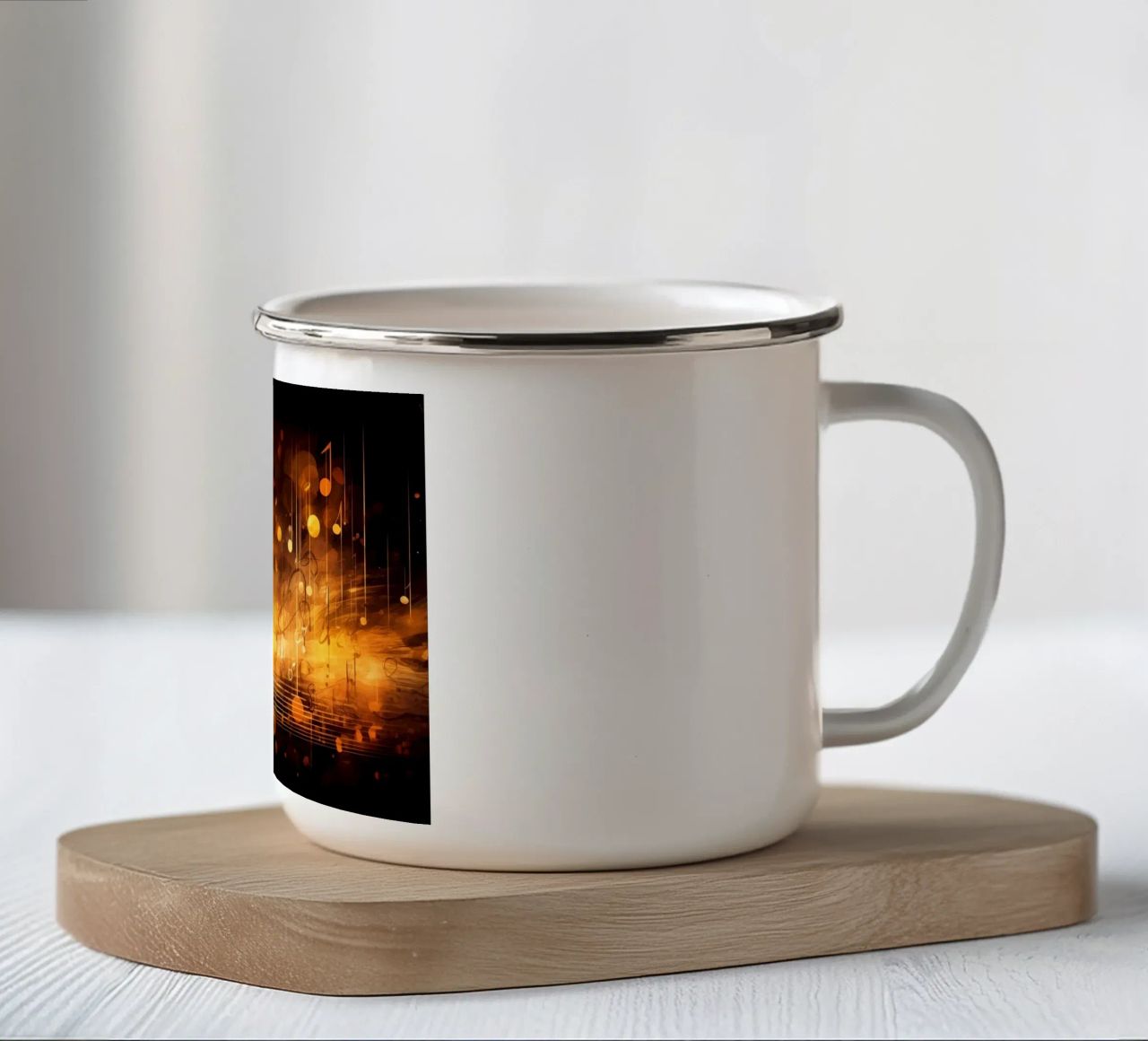 Taccuino di musica tazza in smalto da Imagine