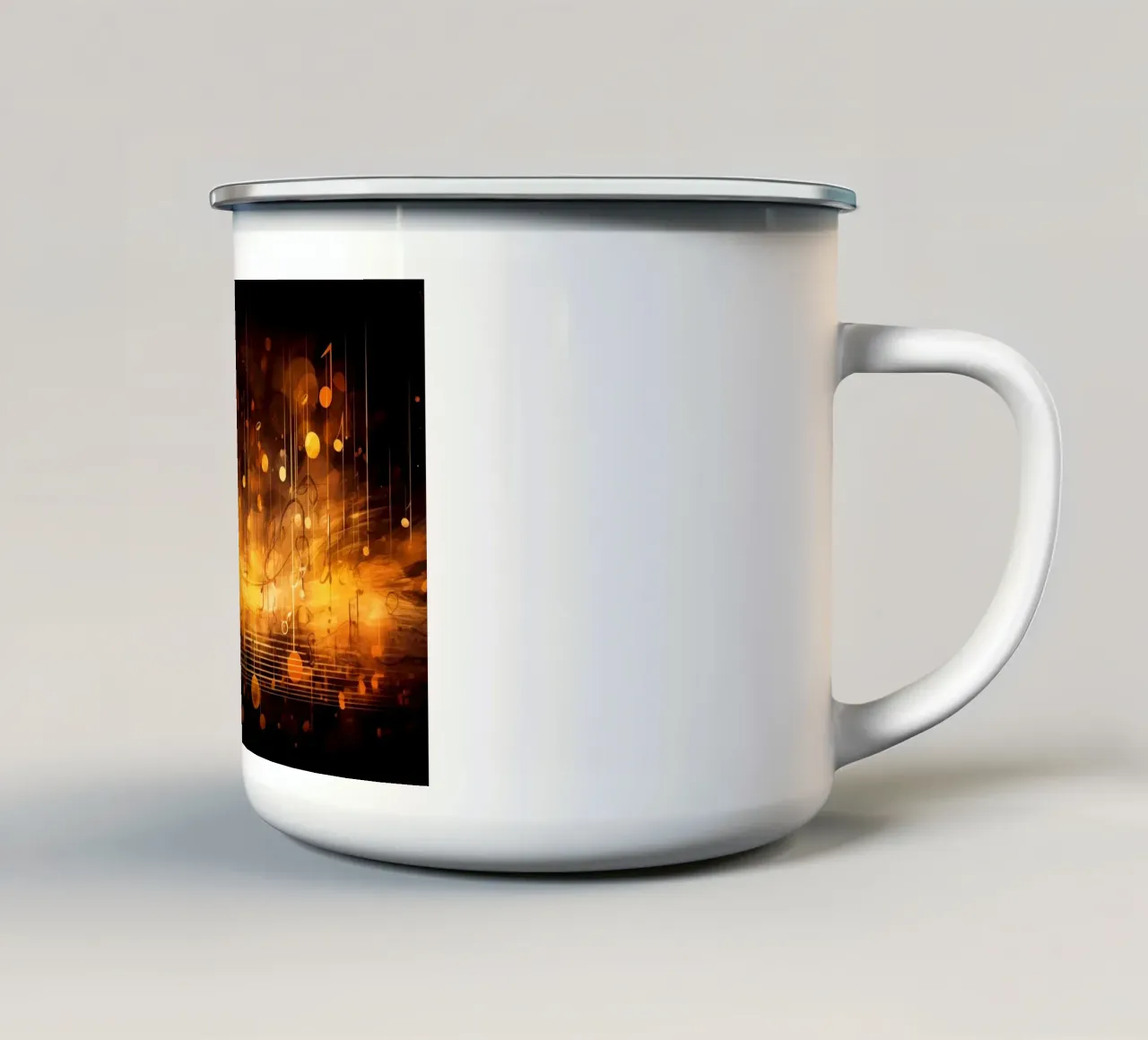 Music notebook enamel mug by Imagine