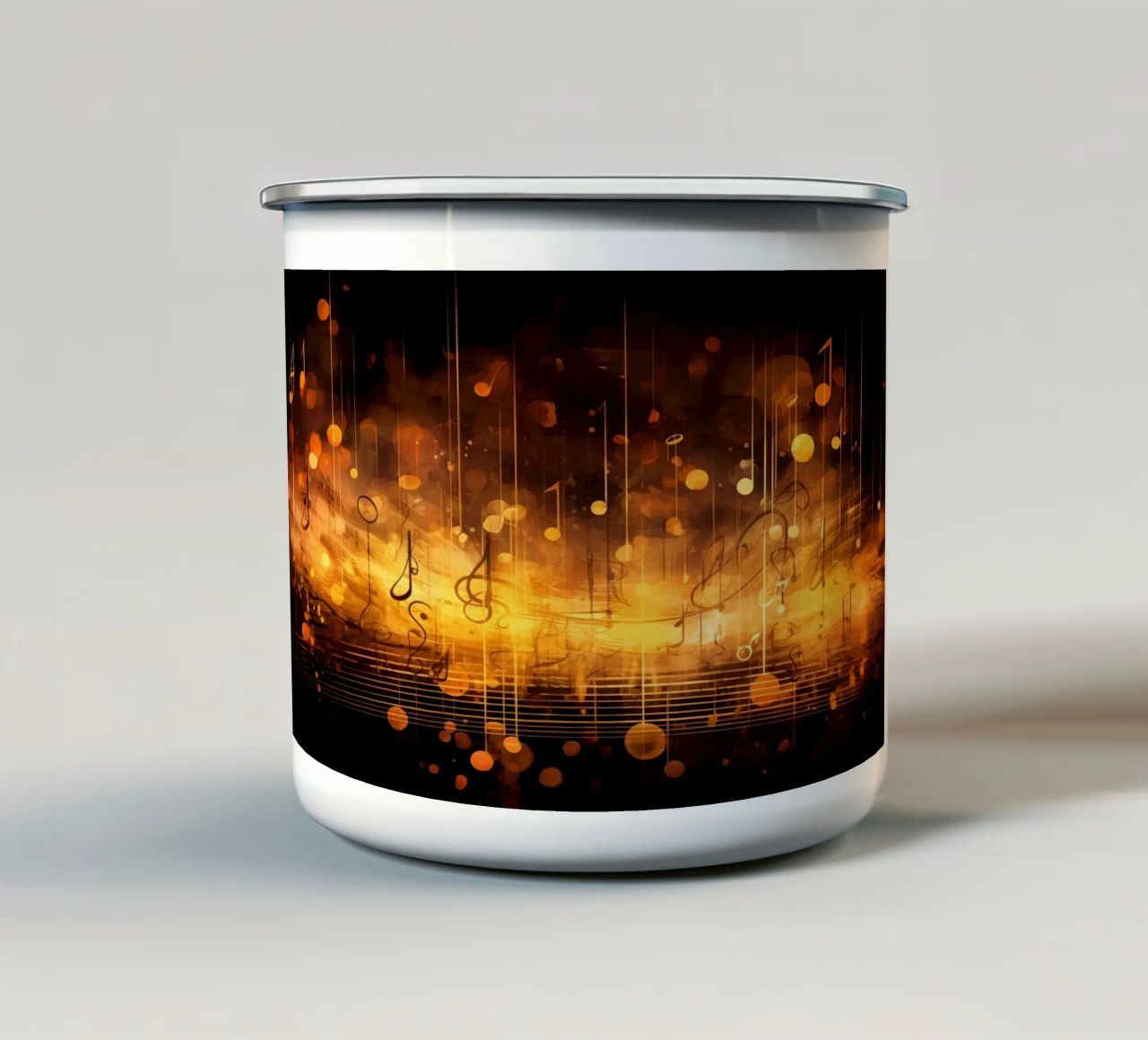 Taccuino di musica tazza in smalto da Imagine