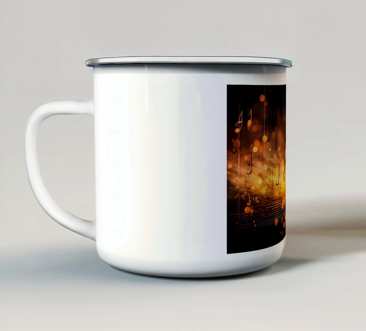 Taccuino di musica tazza in smalto da Imagine