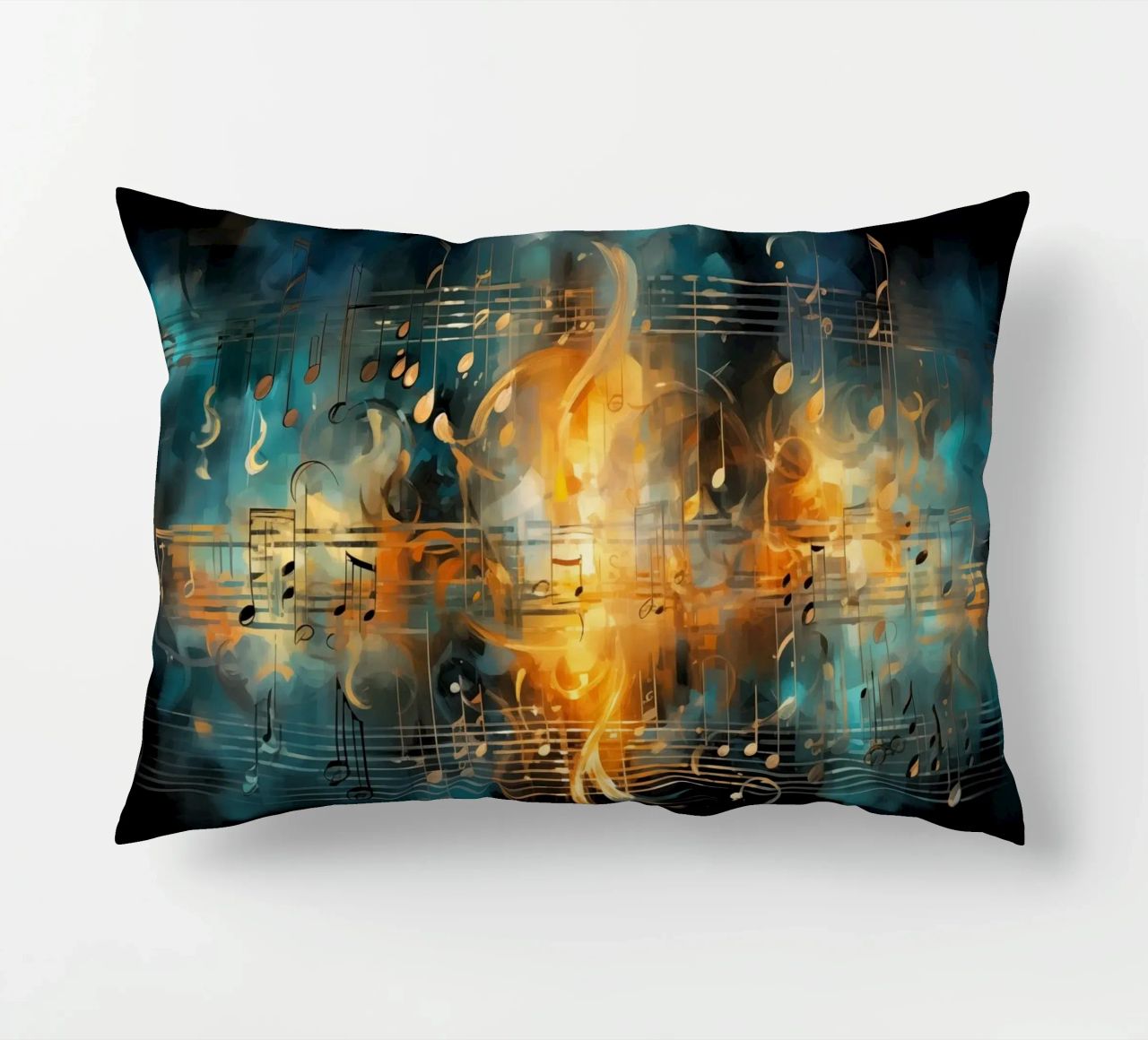 Taccuino musicale astratto cuscino da Imagine