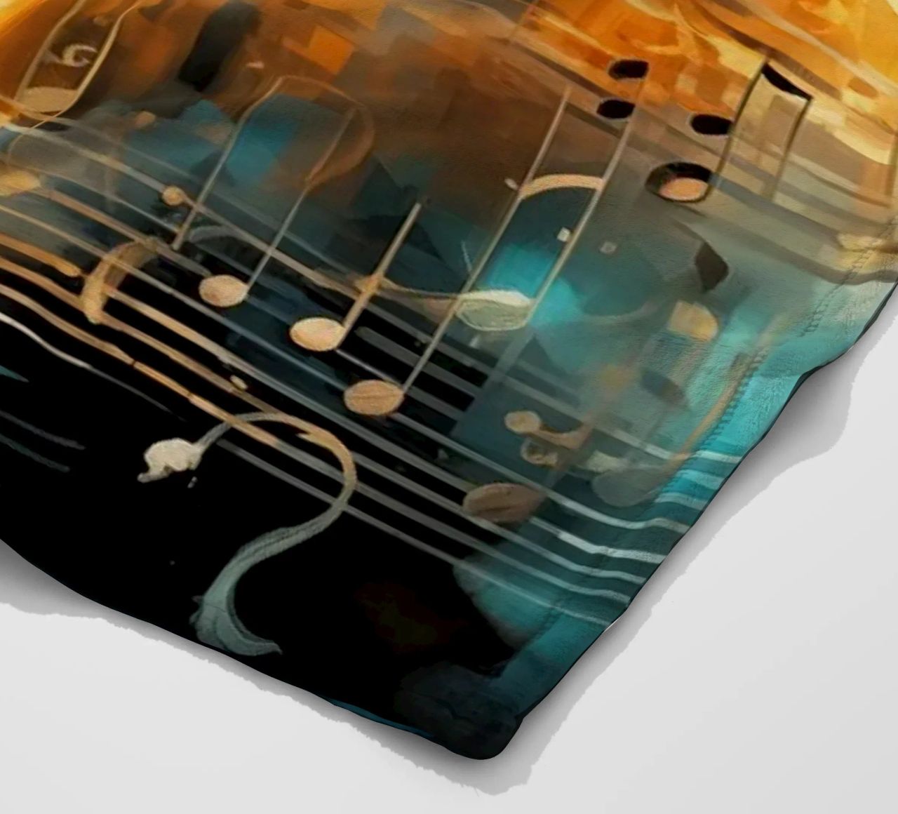 Taccuino musicale astratto coperta in pile da Imagine