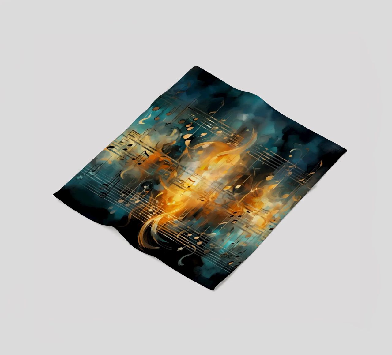 Taccuino musicale astratto coperta in pile da Imagine